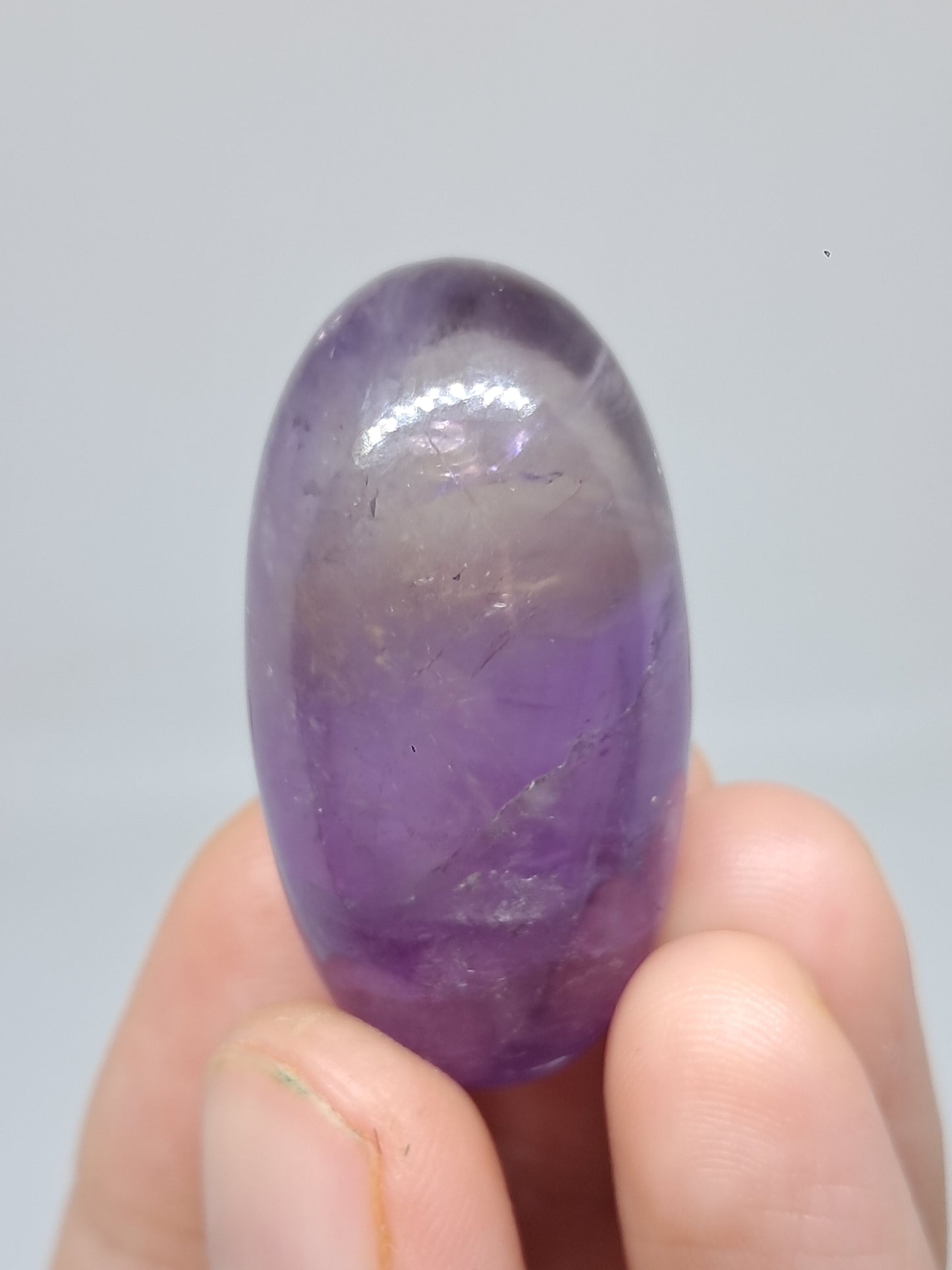 Ametrine Shivalingam (Madagascar) Polished Natural Stone #AMT5