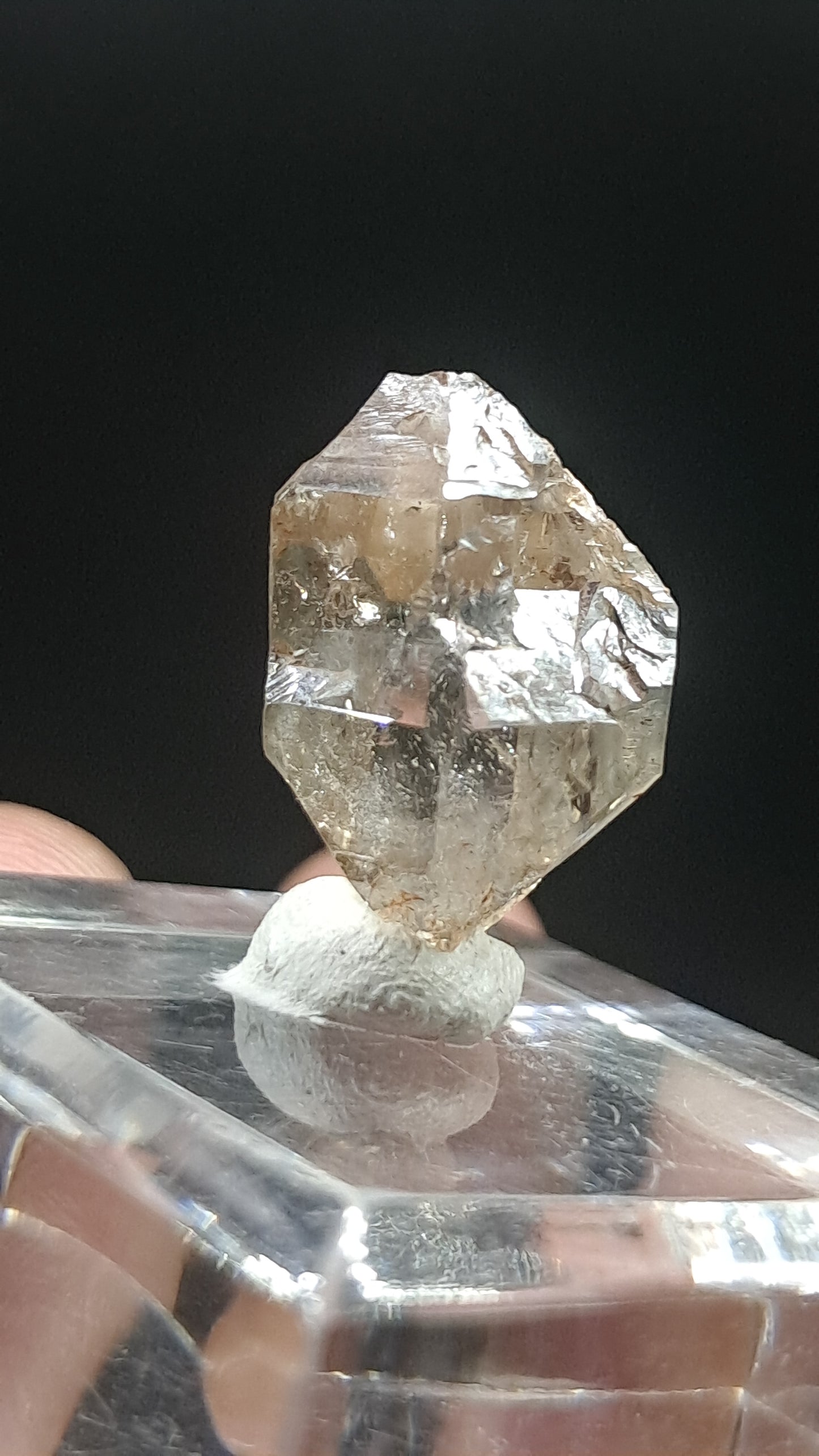 Smokey Quartz Biterminated (Karur) Raw Natural Crystal | Mineral Specimen #EQ26