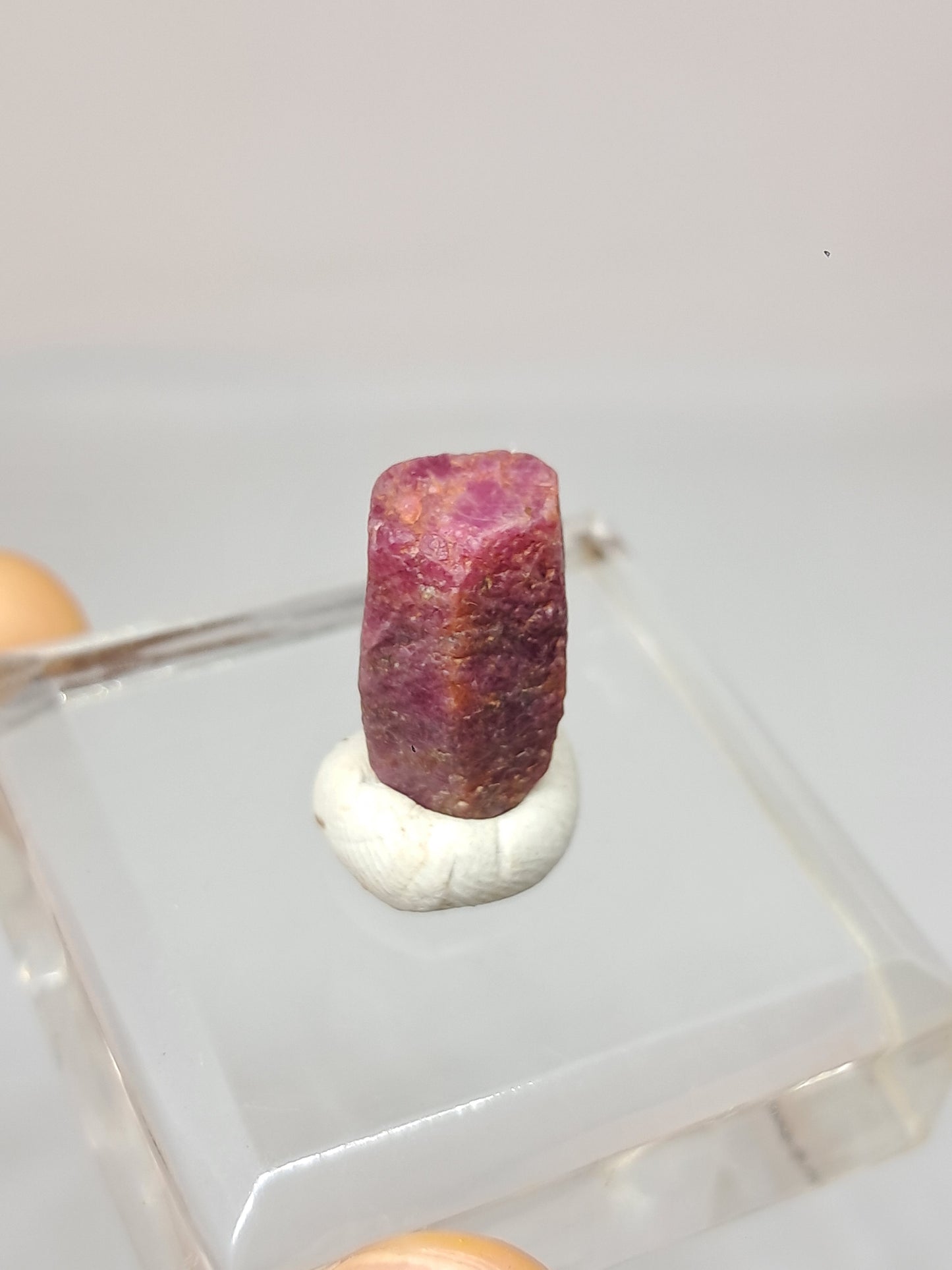 Cristal de Rubí en Bruto (Tamil Nadu) Piedra Natural | Muestra Mineral #RB30