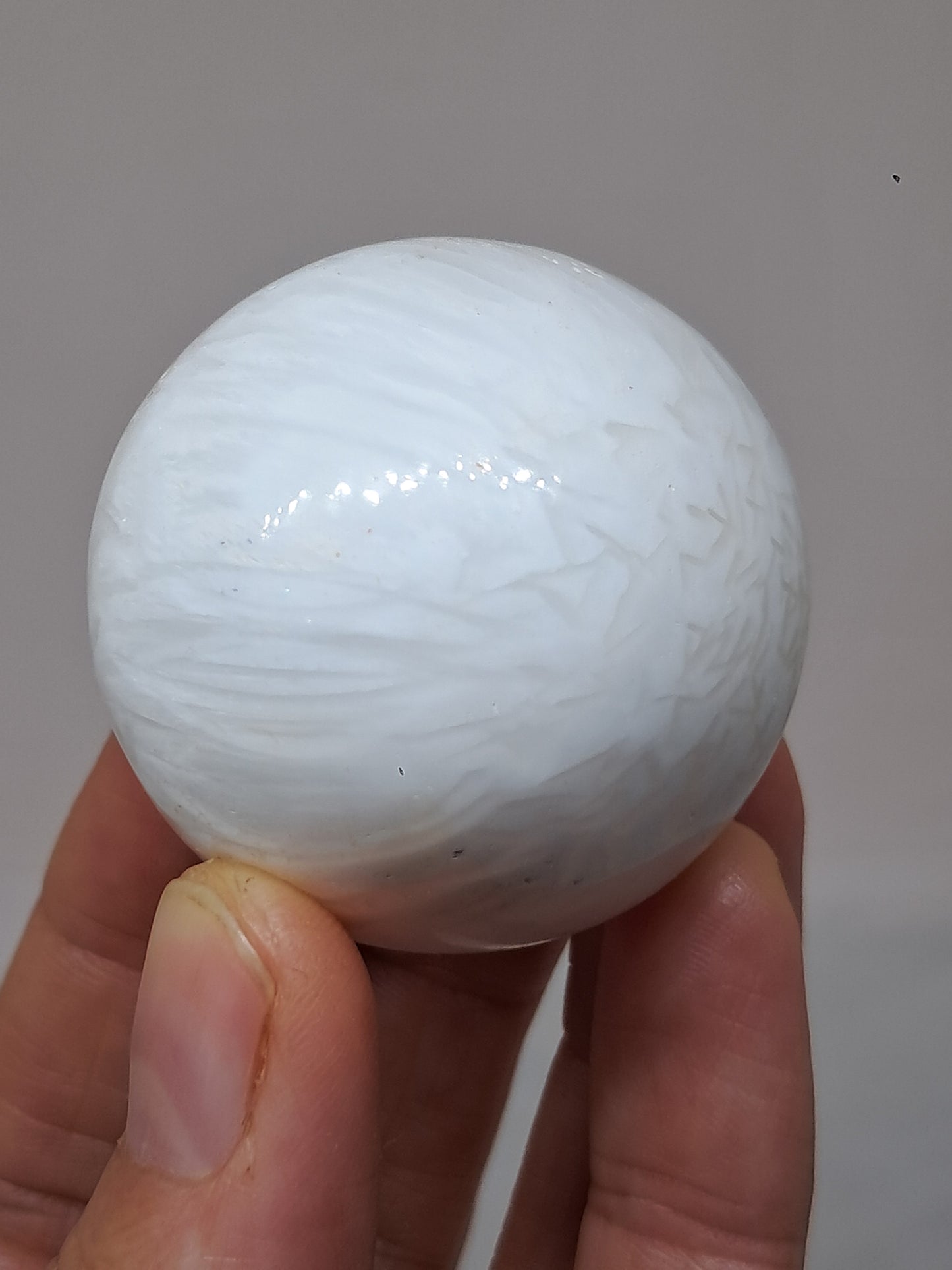 Scolecite Sphere | Polished Natural Stone | Good Quality