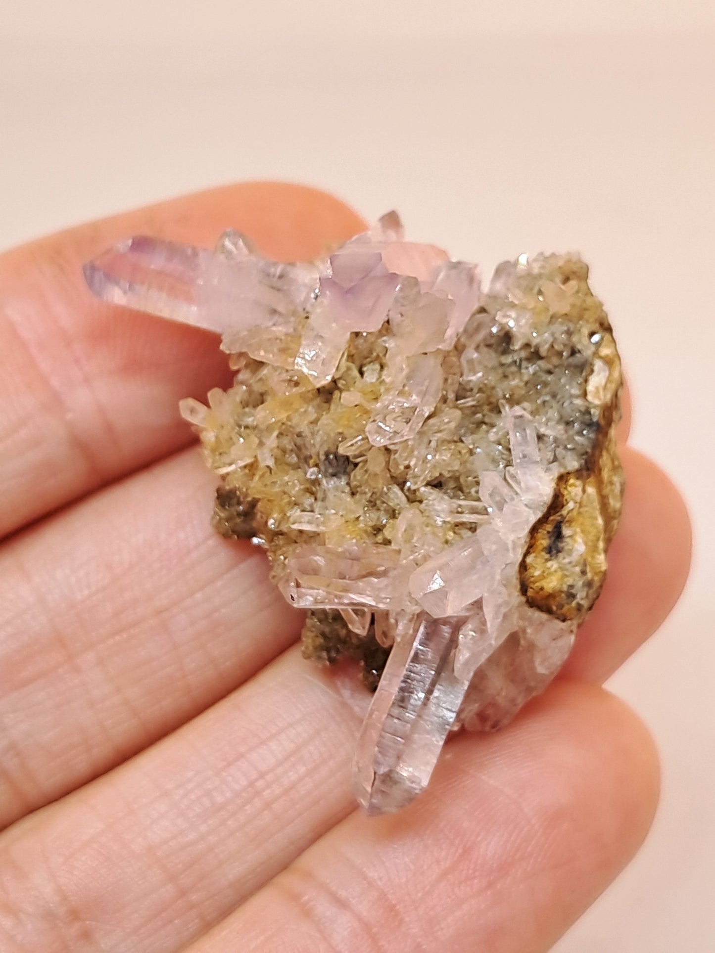 Veracruz Amethyst Crystals on Matrix (Mexico) | Natural Cluster | Mineral Specimen #VA22