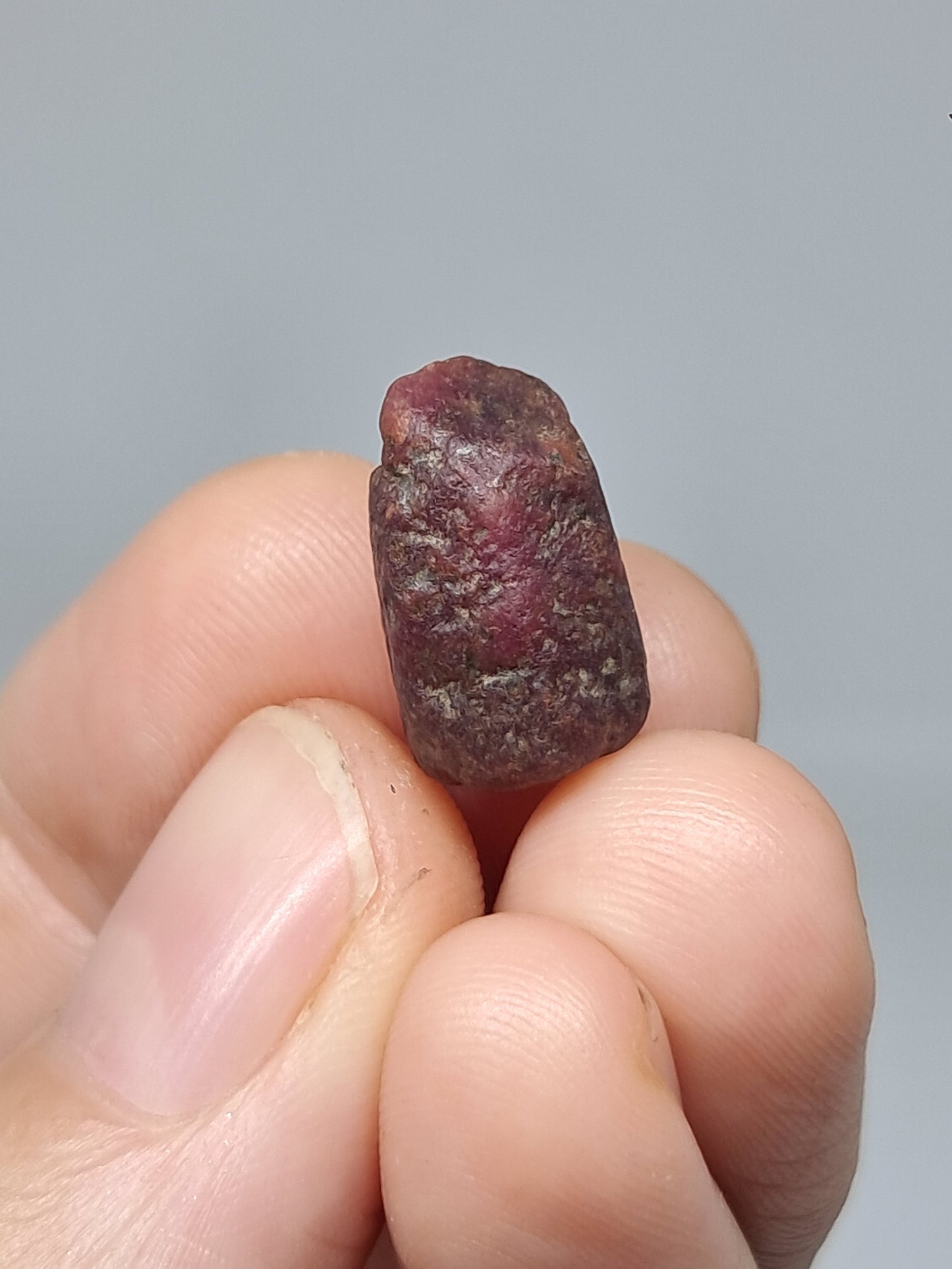 Rough Ruby Crystal (Tamil Nadu) Natural Stone | Mineral Specimen #RB19