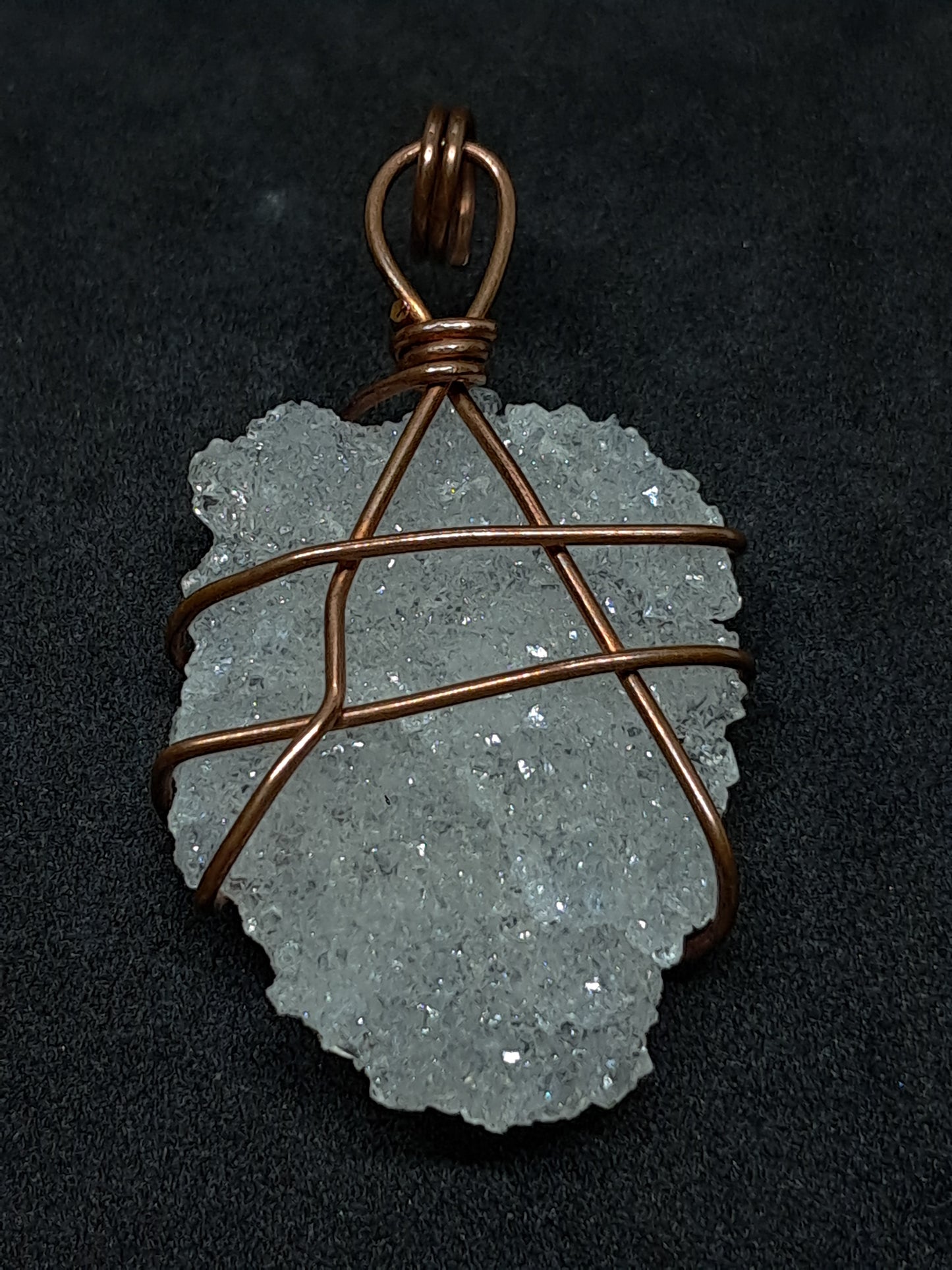 Clear Apophyllite Pendant | Handcrafted Jewelry | Unique Necklace #JL49