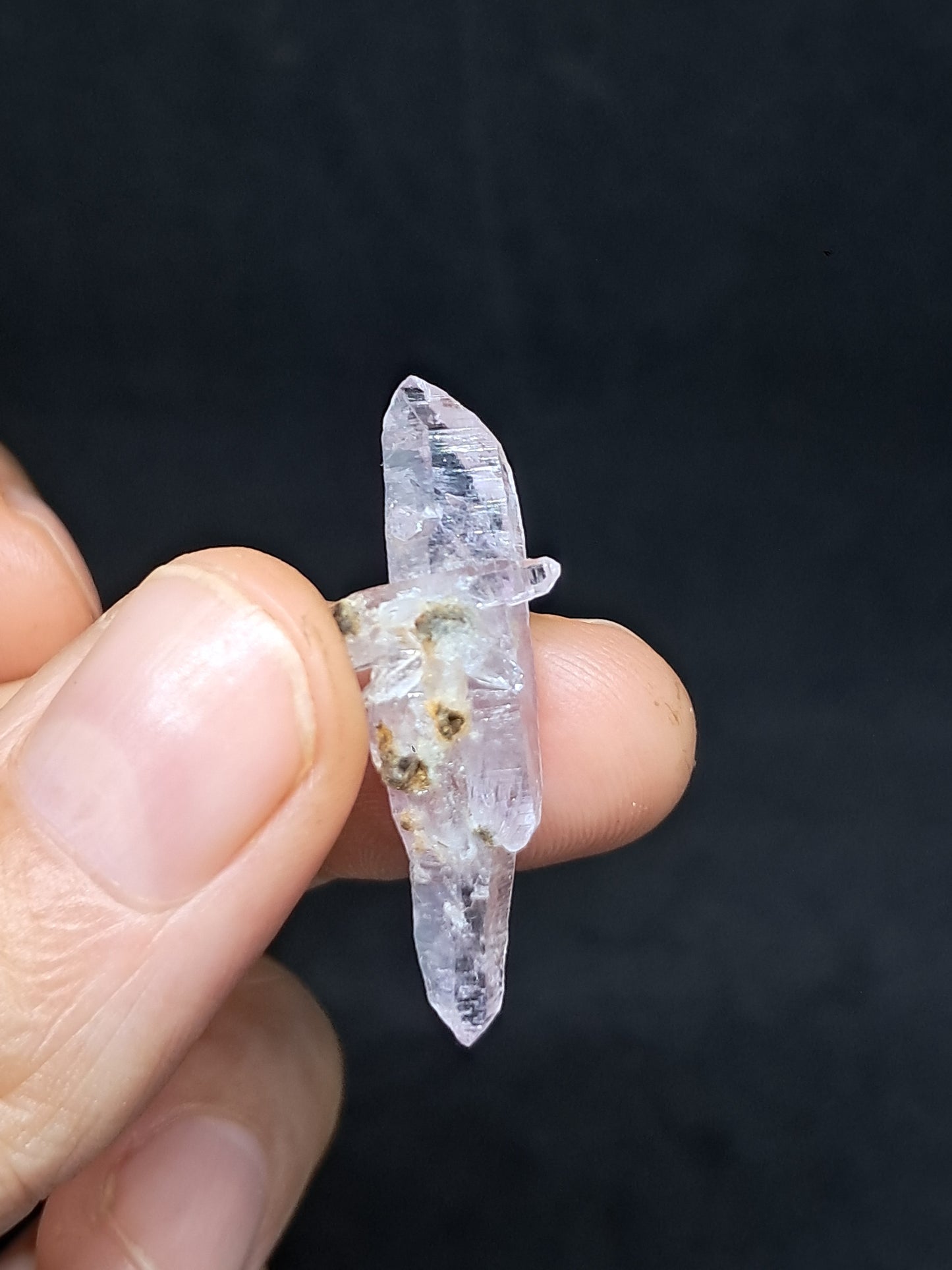 Cuarzo Amatista de Veracruz Biterminado (México) | Cristal Natural | Muestra Mineral #VA50