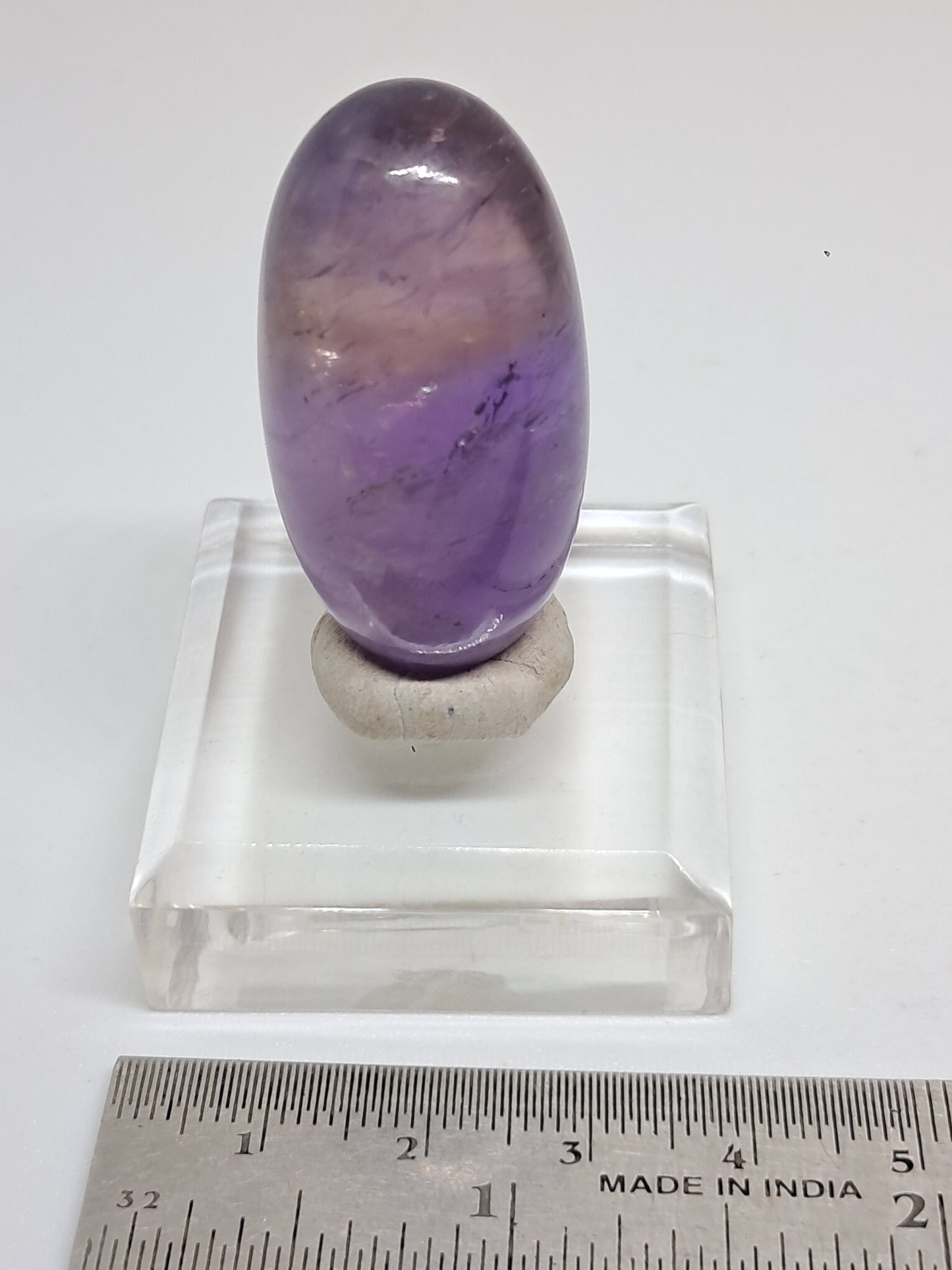 Ametrine Shivalingam (Madagascar) Polished Natural Stone #AMT5