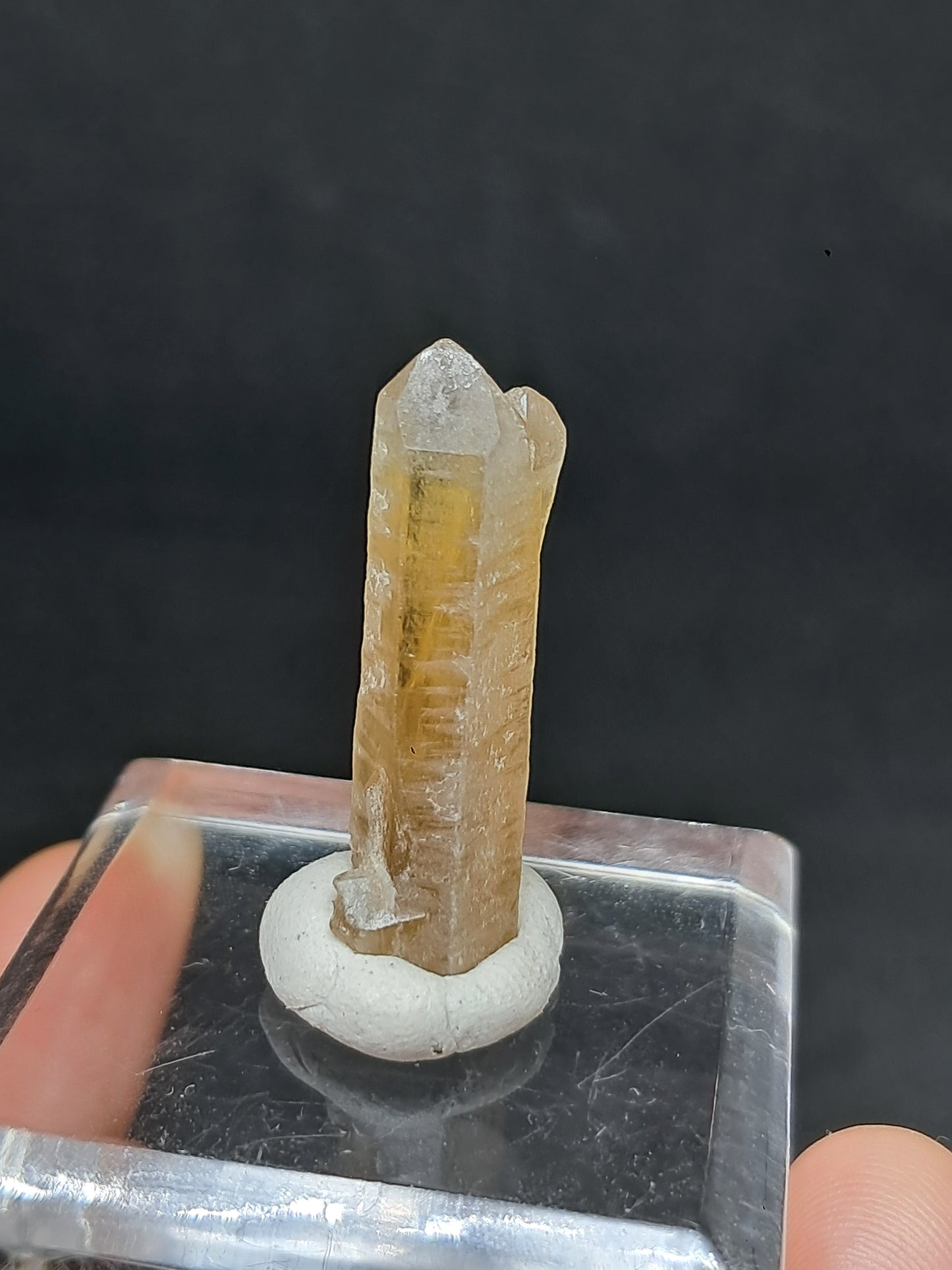 Natural Citrine Point (Karur) | Natural Crystal | Mineral Specimen #CTN40