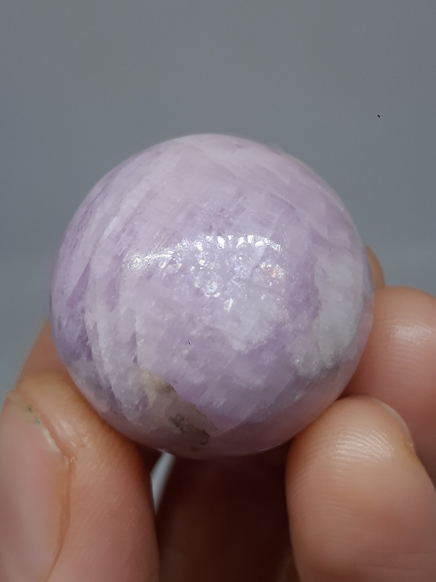 Kunzite Sphere | Polished Stone | Spodumene Natural Crystal