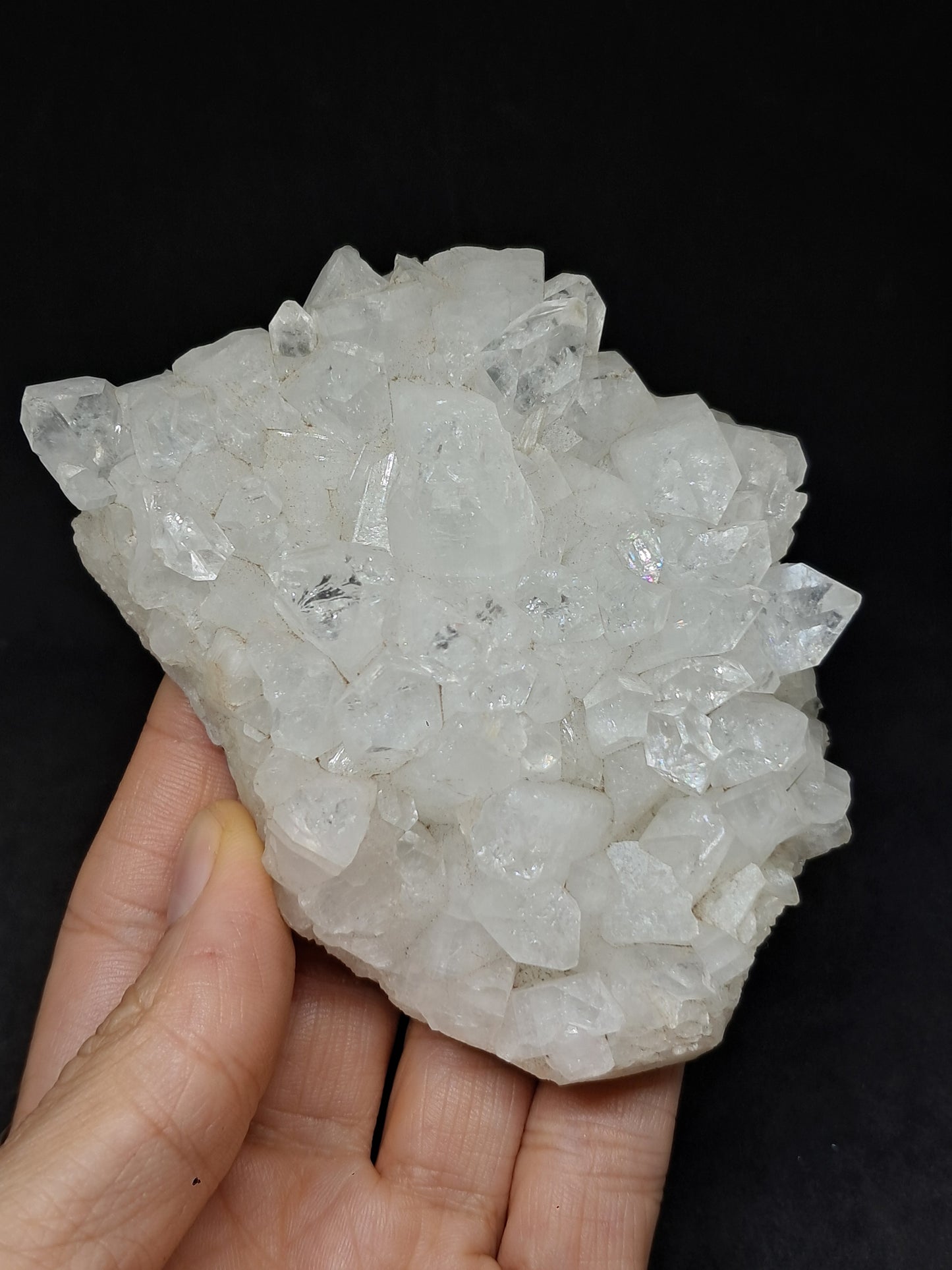 Clear Apophyllite Cluster (Ajanta) Natural Crystal | Mineral Specimen #AP42eb38