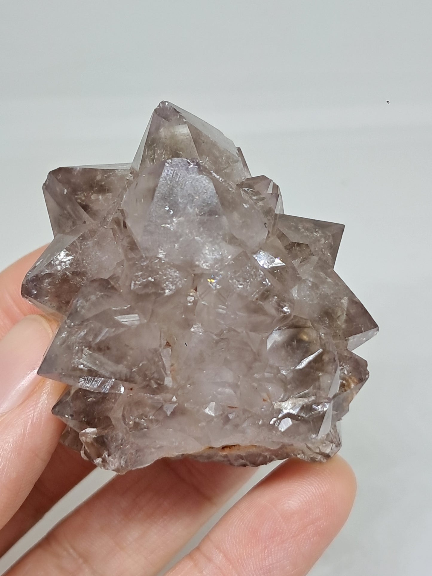 Smokey Amethyst Stalactite (Khadakwani) | Natural Crystal | Mineral Specimen #SA3