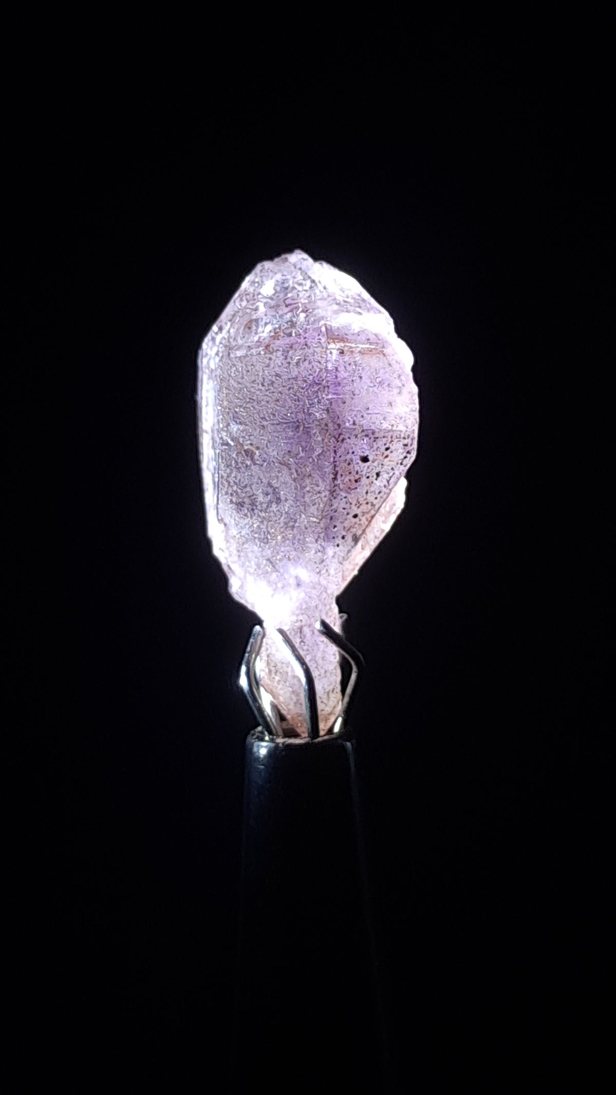 Quartz Amethyst Scepter | Hematite Goethite Rutile Inclusions | Biterminated  #KA205