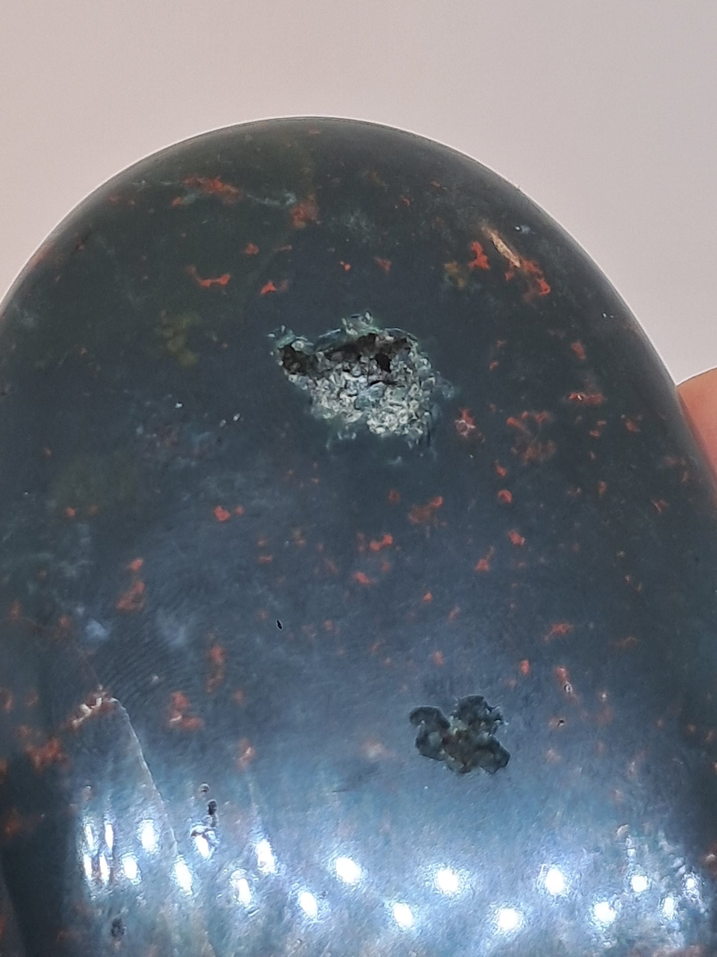 Piedra de sangre | Piedra pulida | Cristales naturales #BS2