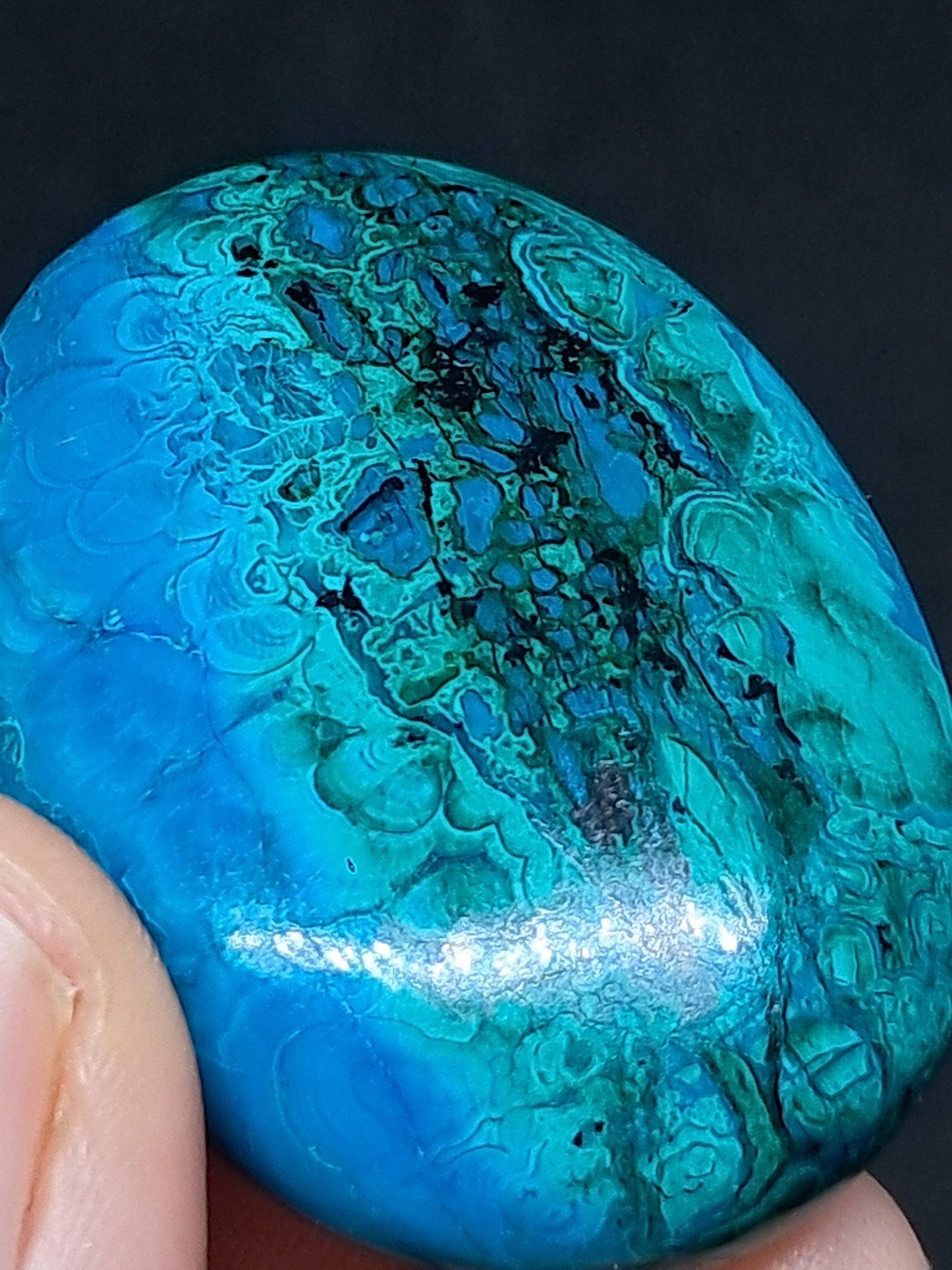 Shattuckite Palmstone | Polished Natural Stone | Good Quality