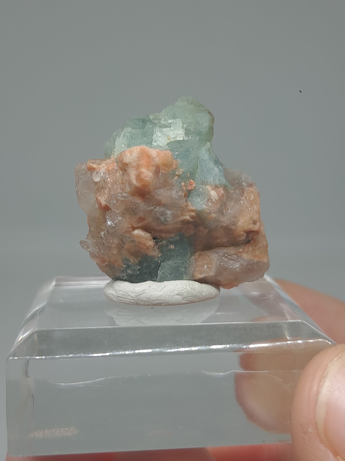 Aquamarine on Matrix (Karur) Rough Natural Crystal | Mineral Specimen #AQM48