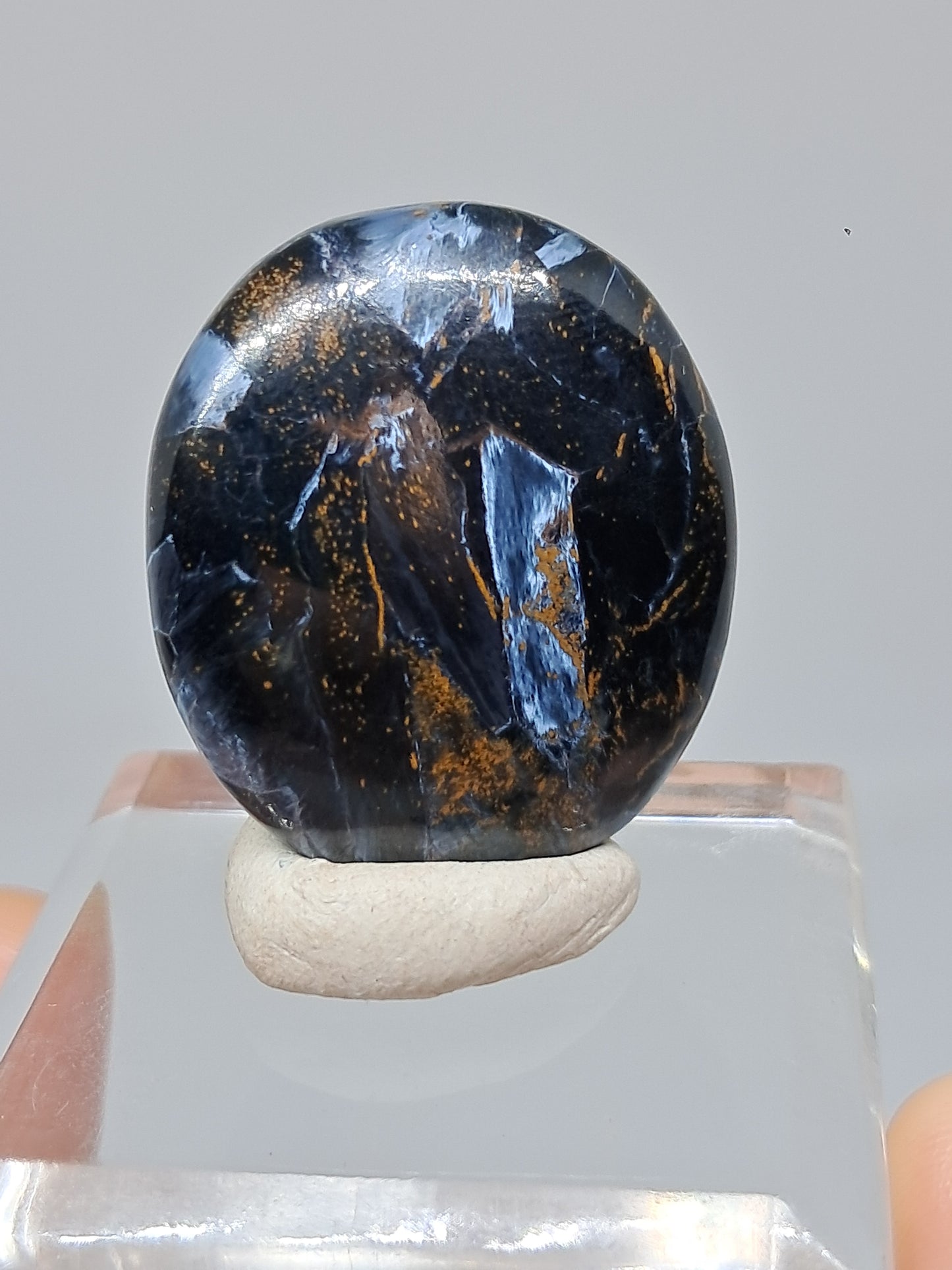 Pietersite Palmstone | Rare Polished Stone | Storm Tempest Stone | High Quality