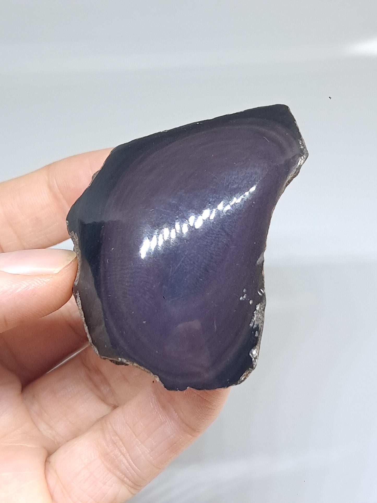 Rainbow Obsidian (Mexico) Natural Stone | Half Polished Half Rough #RO9