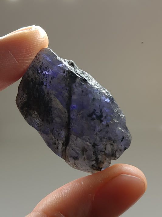 Rough Iolite Stone (Karur) *Gem Quality* Cordierite | Excelent Pleochroism | Mineral Specimen #IO4