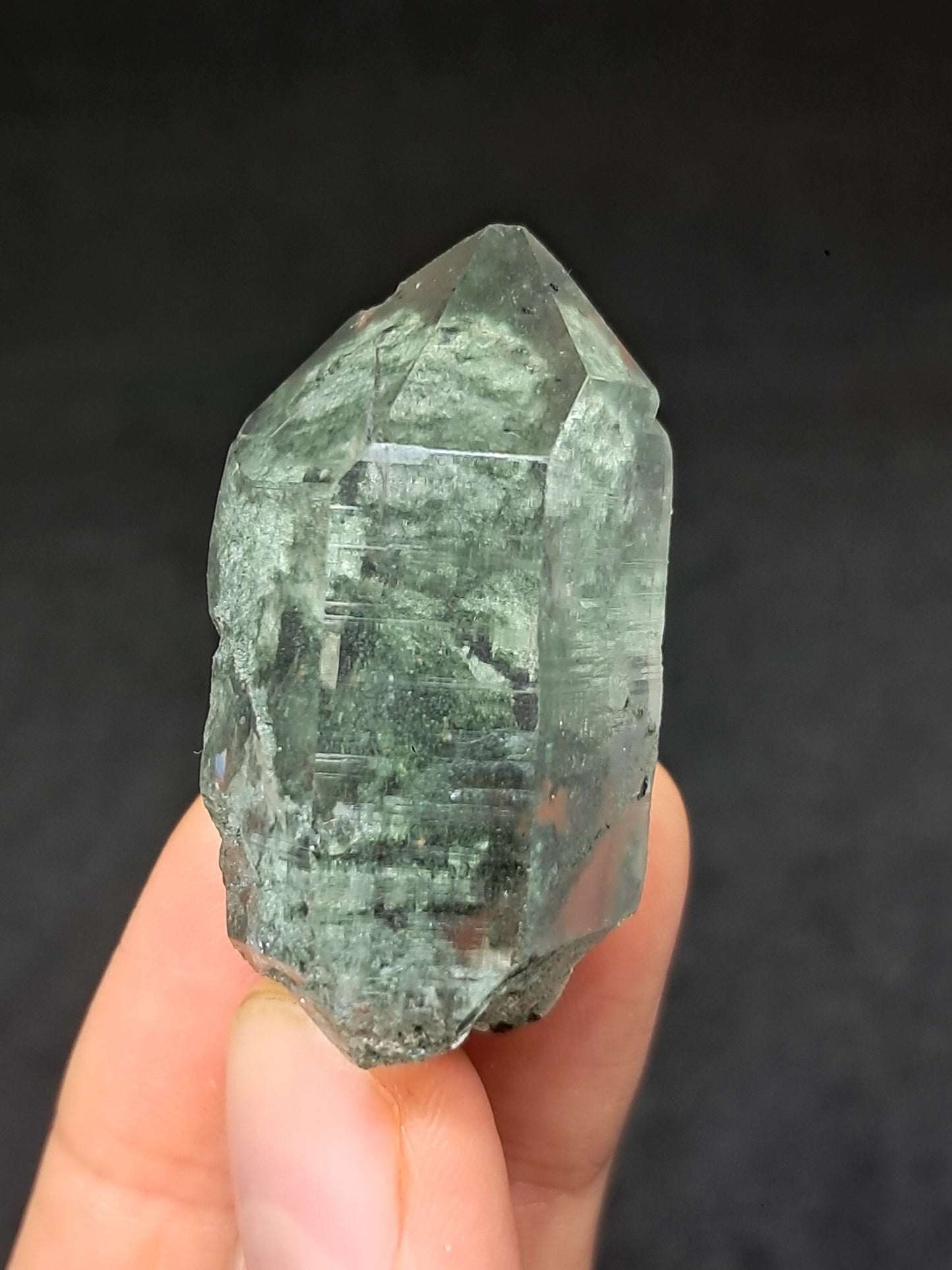 Chlorite Phantom Quartz (Kullu) Natural Crystal | Garden Chamanic #CQ82