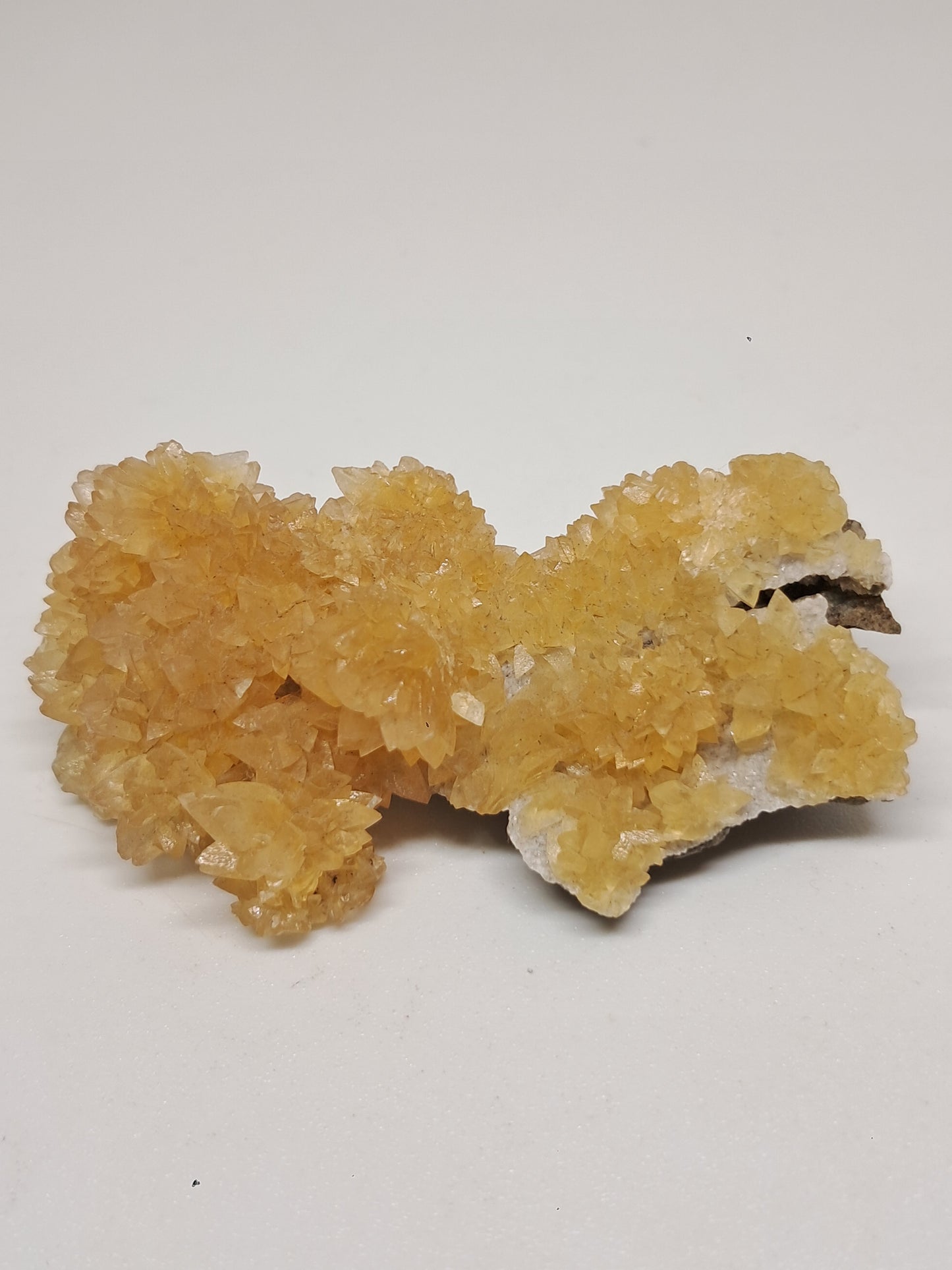 Yellow Calcite *Dog Tooth* Formation | Phosphorescent Crystals | UV Reactive (India) Rough Crystal | Natural Stone | Mineral Specimen #CA29