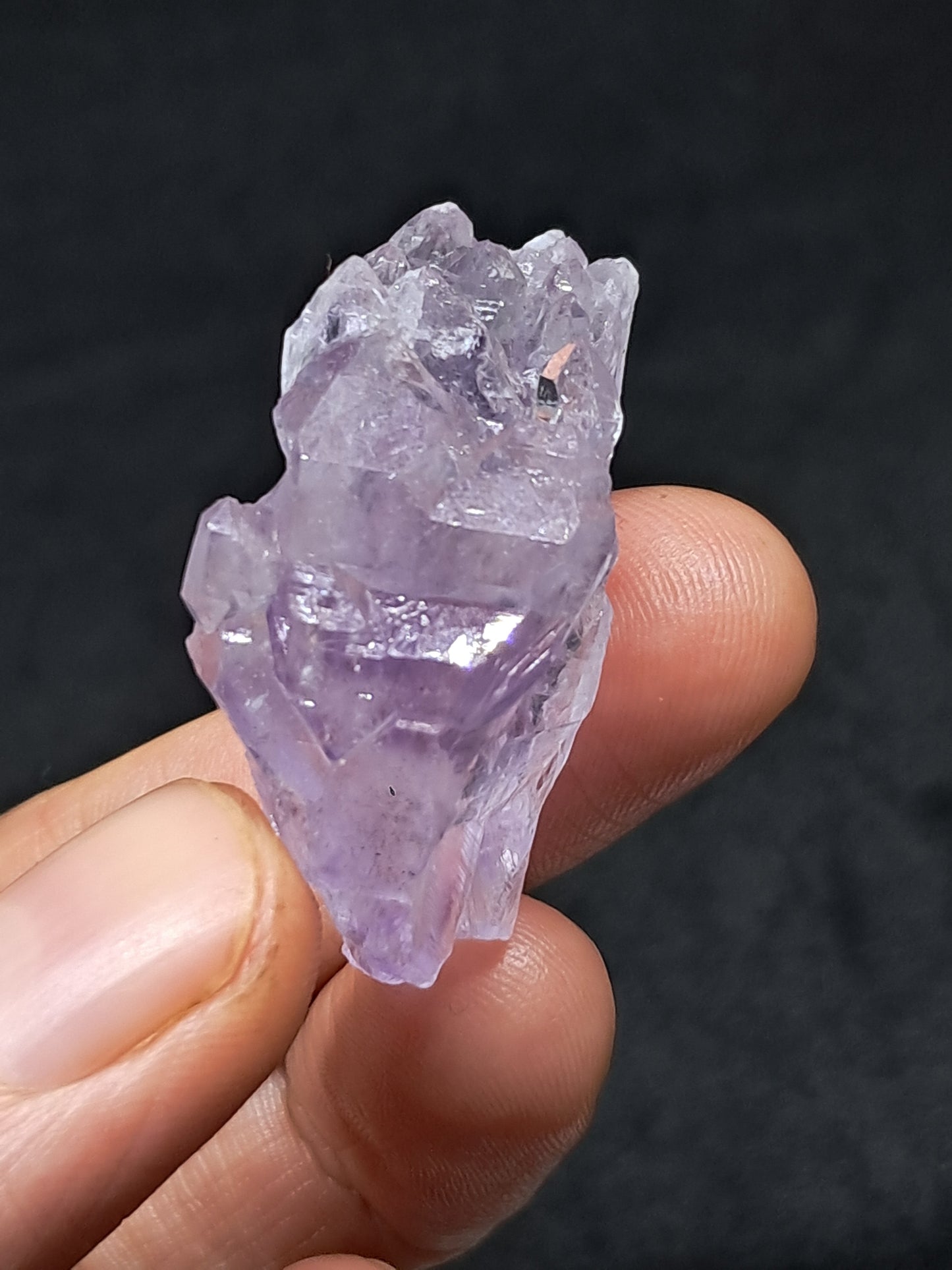 Amatista Elestial (Karur) | Cristal en bruto | Piedra Natural | Espécimen mineral #KA115
