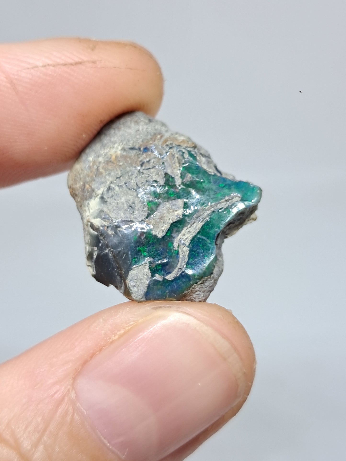 Natural Ethiopian Opal | Black Hydrophane Opal #OP27