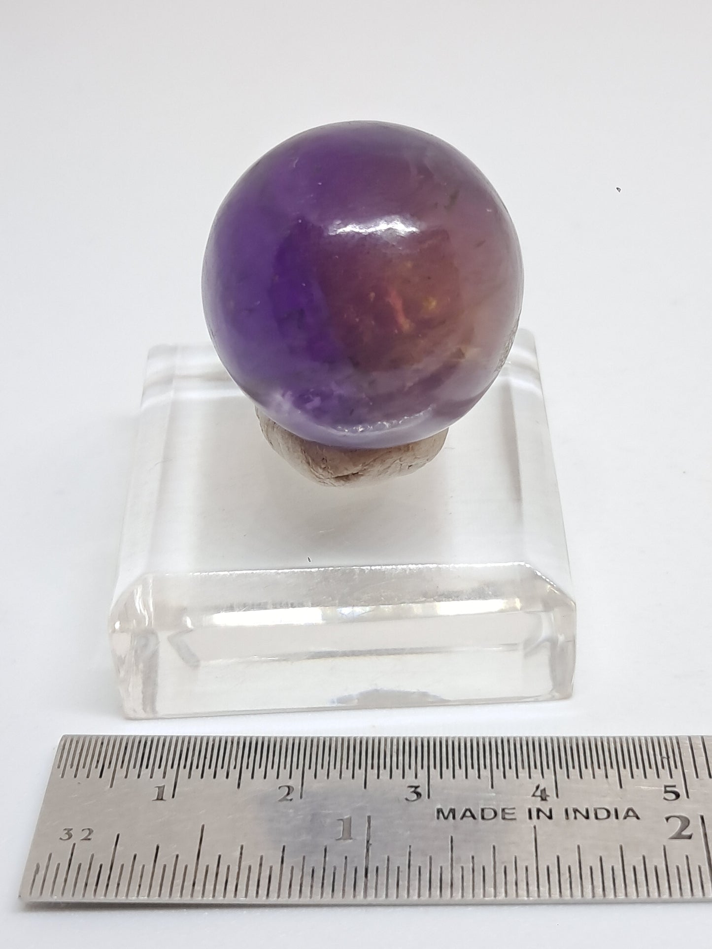 Ametrine Sphere (Madagascar) Polished Natural Stone #AMT4