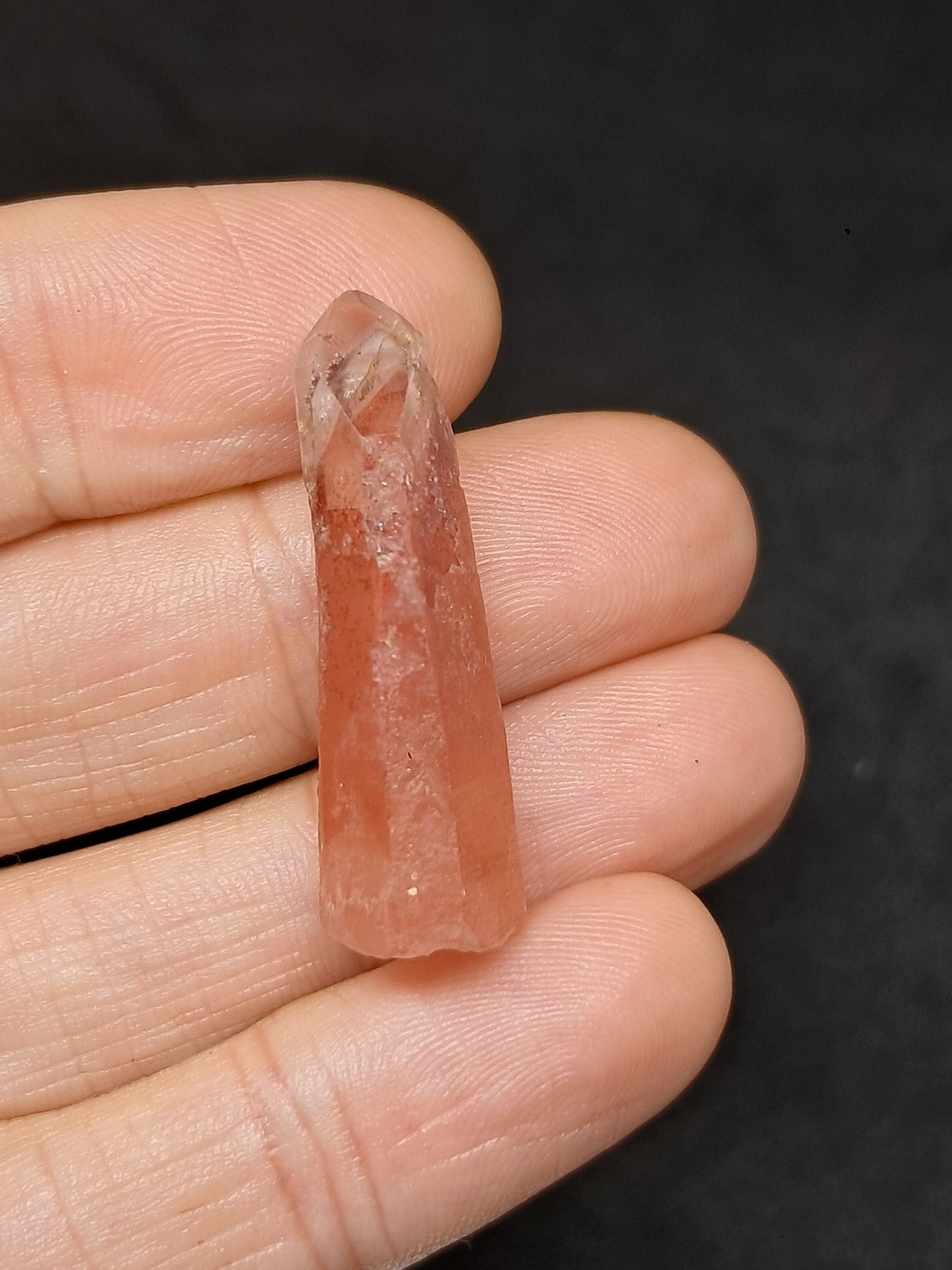 Hematite Phantom Quartz (Telangana) | Natural Crystal | Mineral Specimen #HPQ59