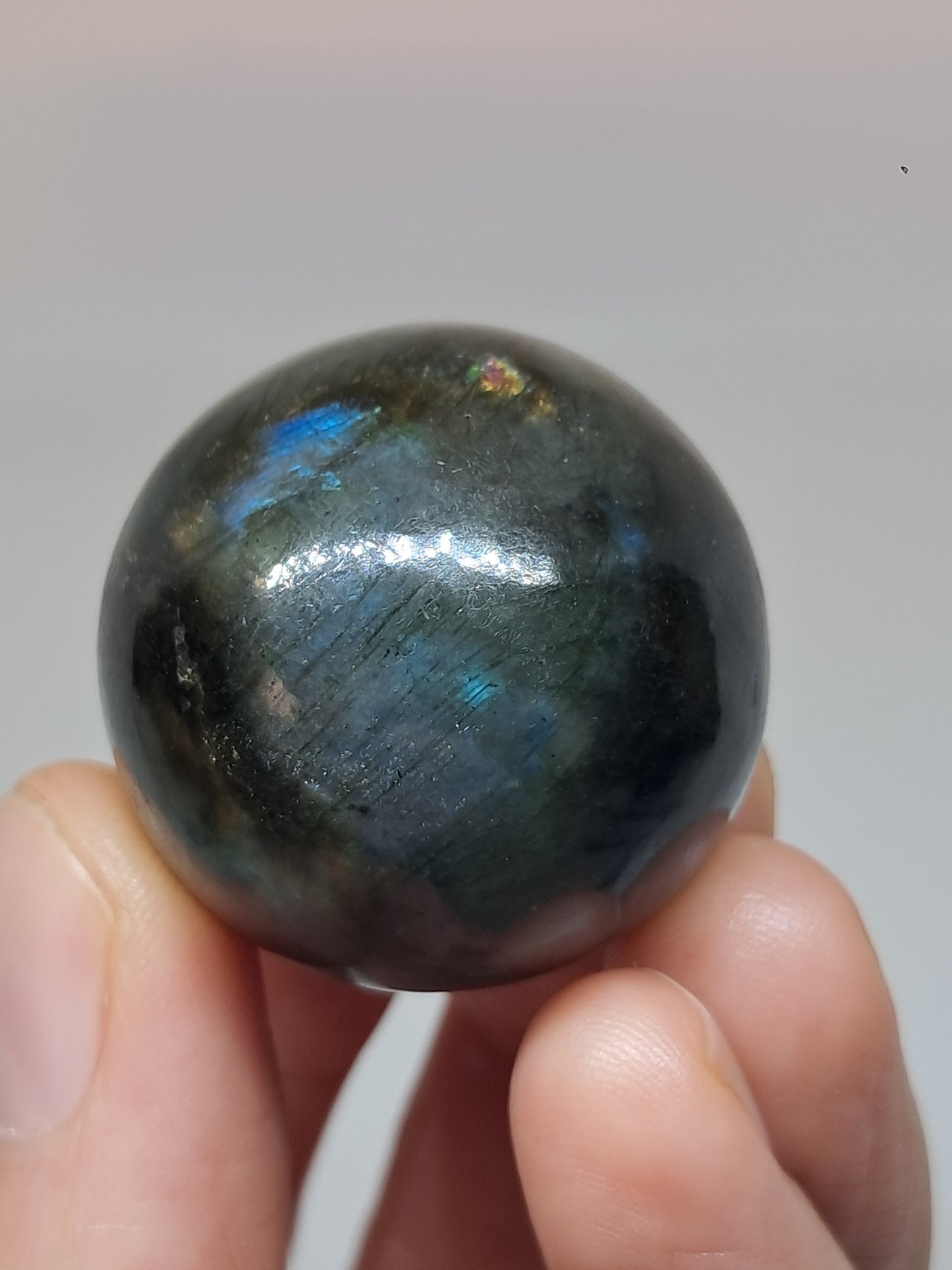 Labradorite Sphere (Madagascar) | Strong Flash | Polished Stone #LB13