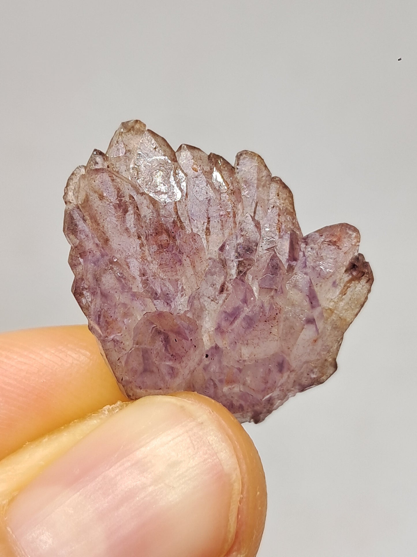 Cúmulo de Amatista en Cetro con inclusiones "Super Seven" (Karur) | Piedra Natural | Ejemplar Mineral n.° KA92