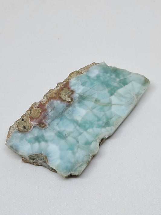 Trozo de Larimar (República Dominicana) Piedra en Bruto | Roca Natural #LM28