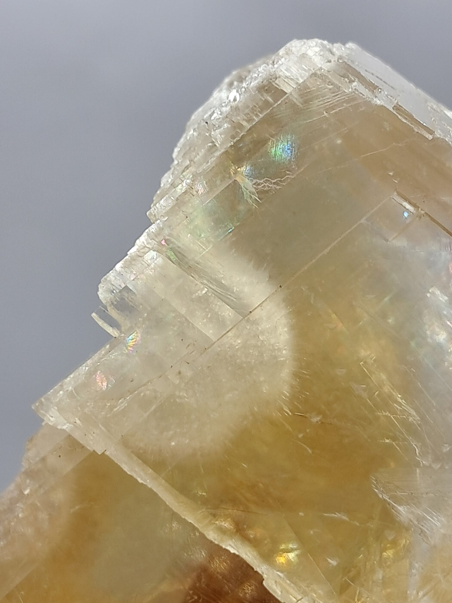 Honey Calcite w/ Okenite (India) Rough Crystal | Natural Stone | Mineral Specimen #CA18