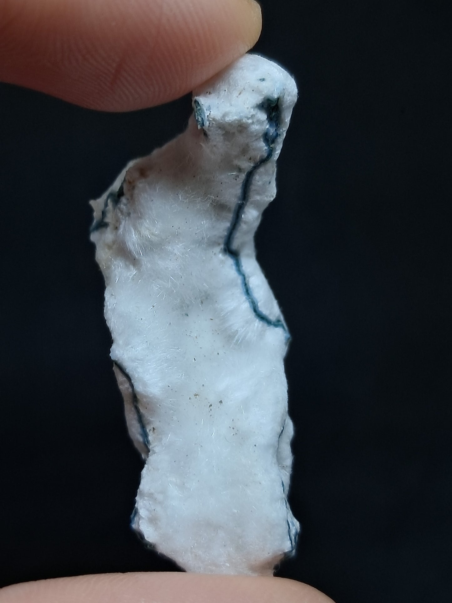 Okenite on Chalcedony (Mumbai) Mineral Specimen | Natural Crystal #OK38
