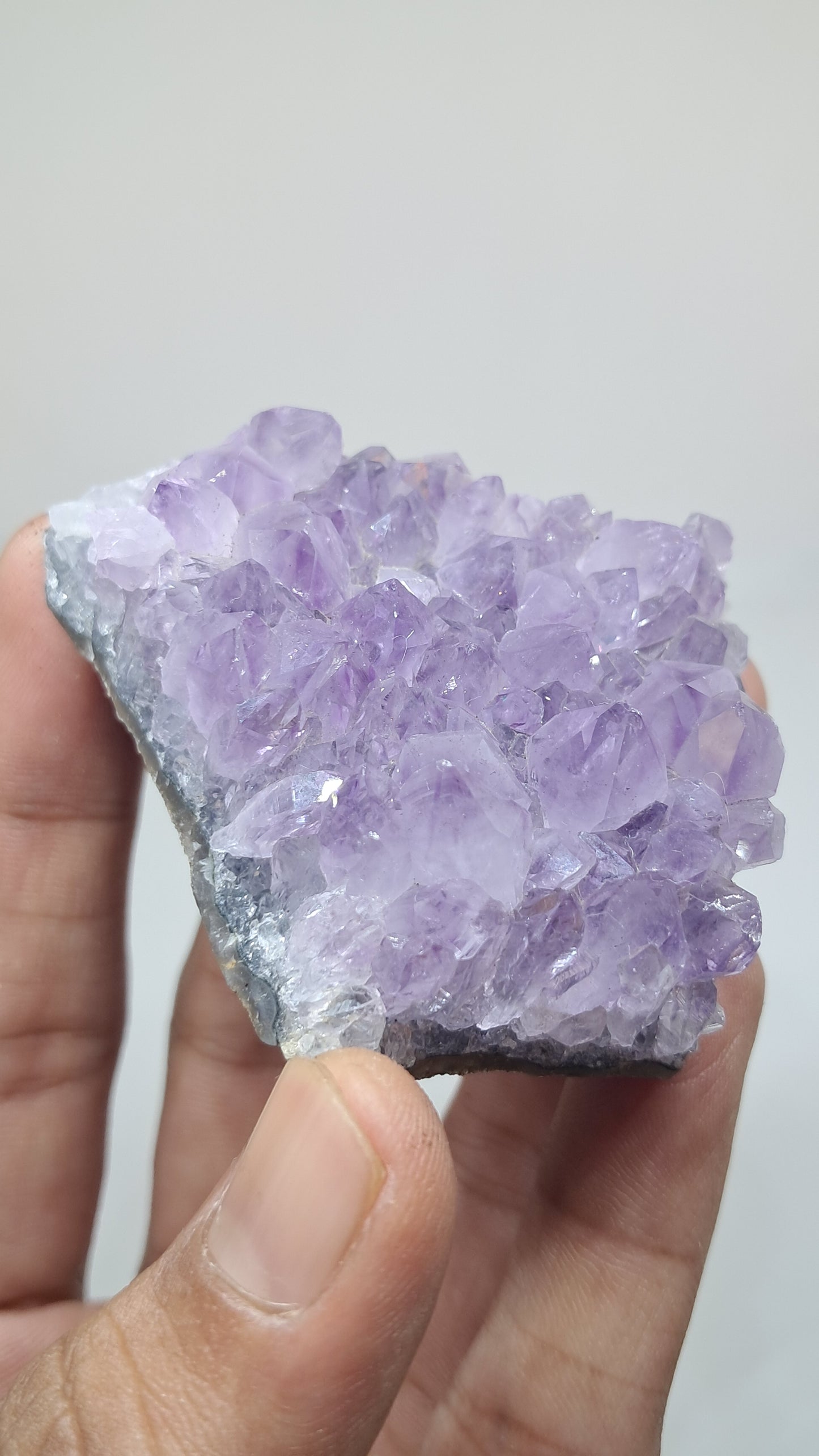 Amatista Morada Lavanda (Brasil) | Drusa Natural | Hermoso Brillo #AMB3