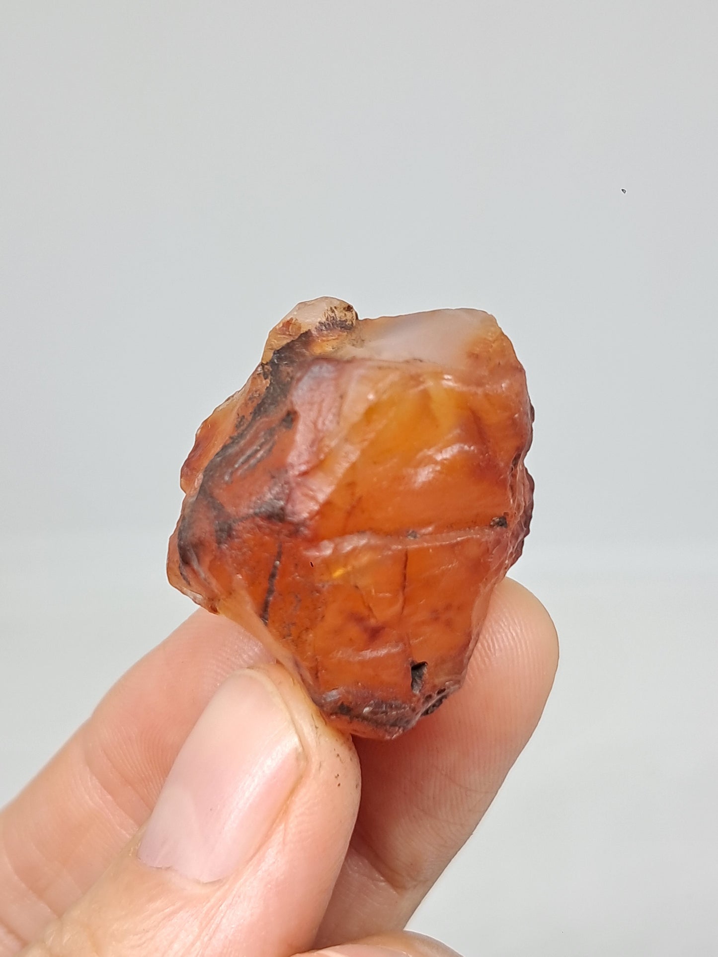 Rough Carnelian (India) Raw Stone | Natural Crystal | Mineral Specimen #CRN28