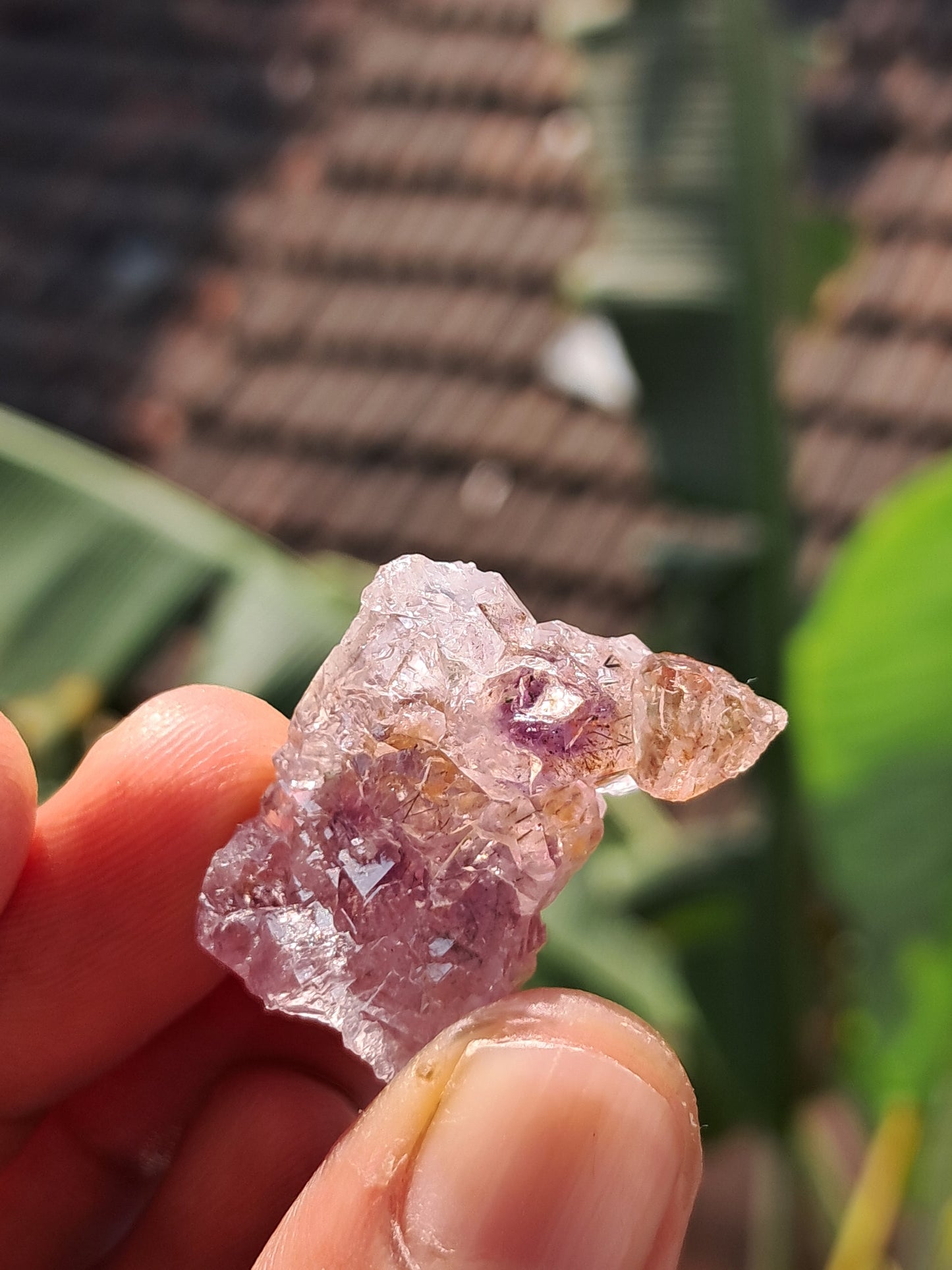 Amethyst Scepter from Karur | Super Seven Inclusions | Natural Crystals | Mineral Specimen #KA174