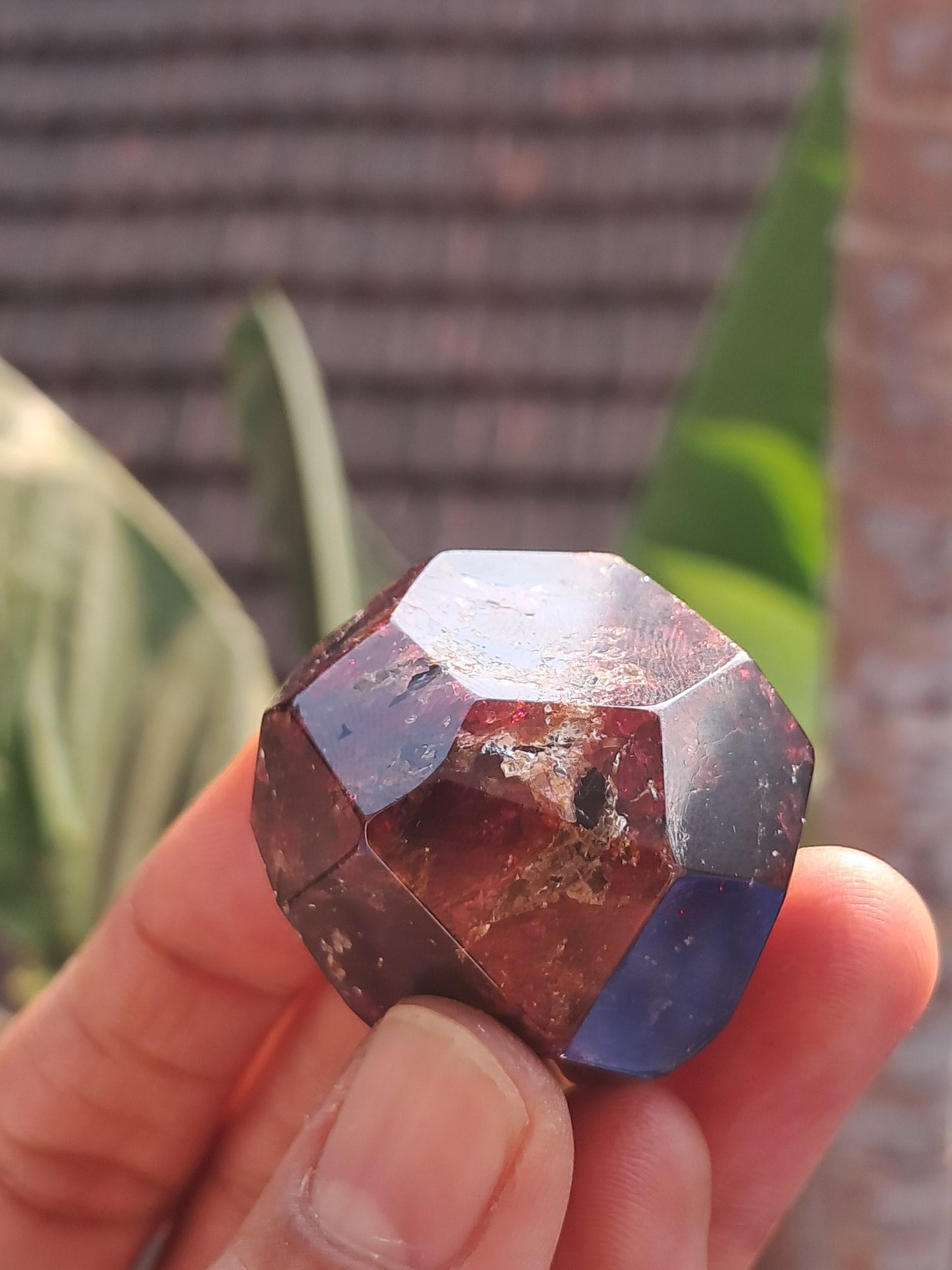 Red Garnet Natural Shape | Polished Stone #GR1