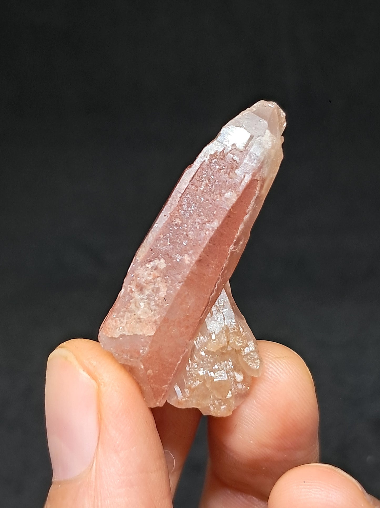Hematite Phantom Quartz (Telangana) | Natural Crystal | Mineral Specimen #HPQ61