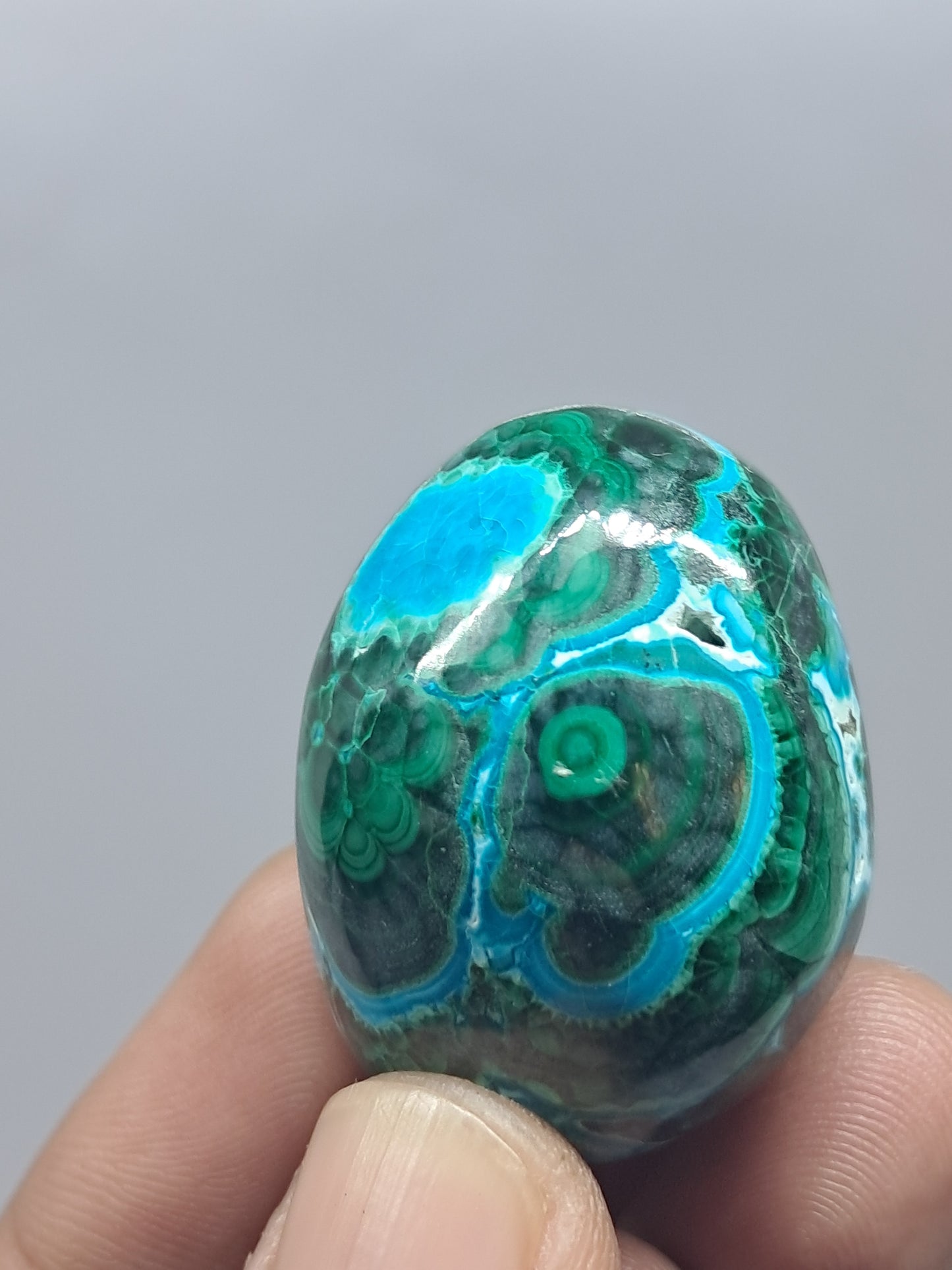 Chrysocolla Malachite Tumbled | Polished Natural Stone | Good Quality #CM22