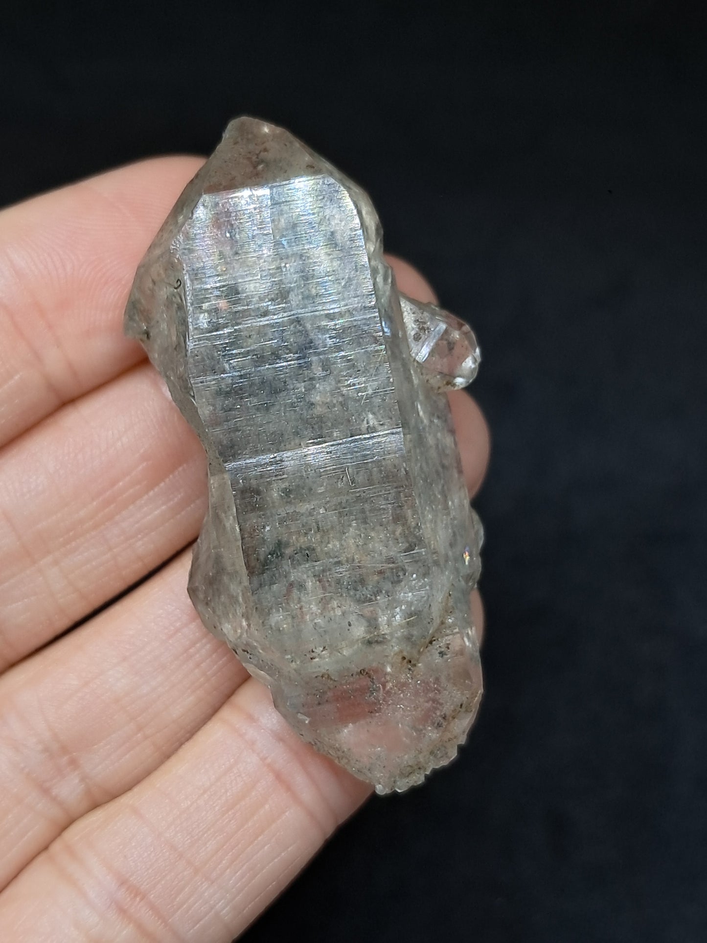 Chlorite Phantom Quartz (Kullu) Natural Crystal | Garden Chamanic #CQ80
