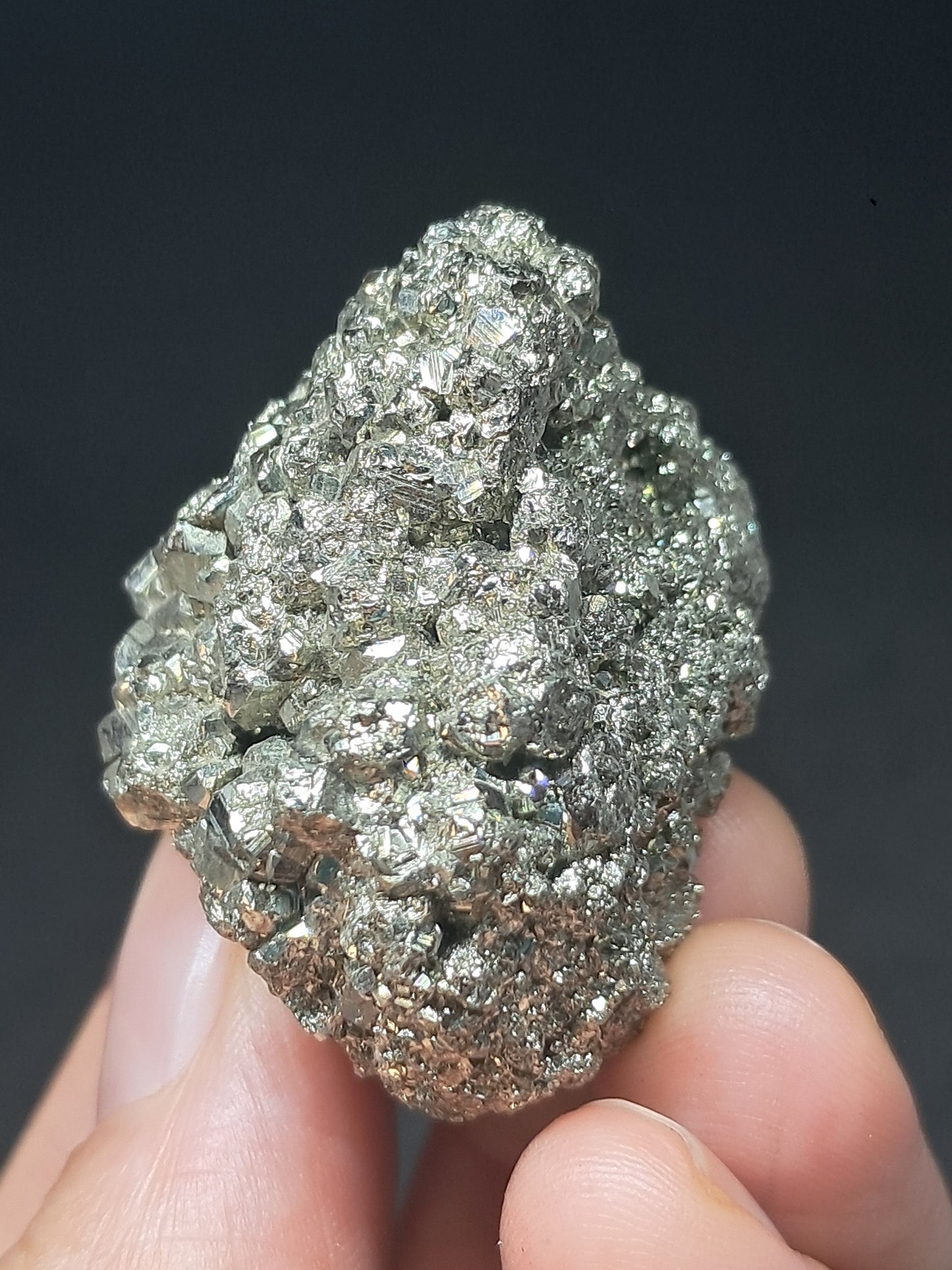 Pirita en Bruto (Perú) Racimo Natural | Espécimen Mineral | Rocas y Cristales #PR25