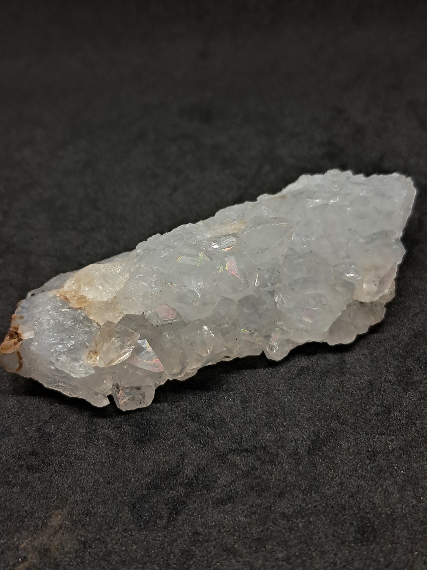 Iris Quartz (Aurangabad)| Anandalite | High Iridescence | Natural Crystal #AQ16