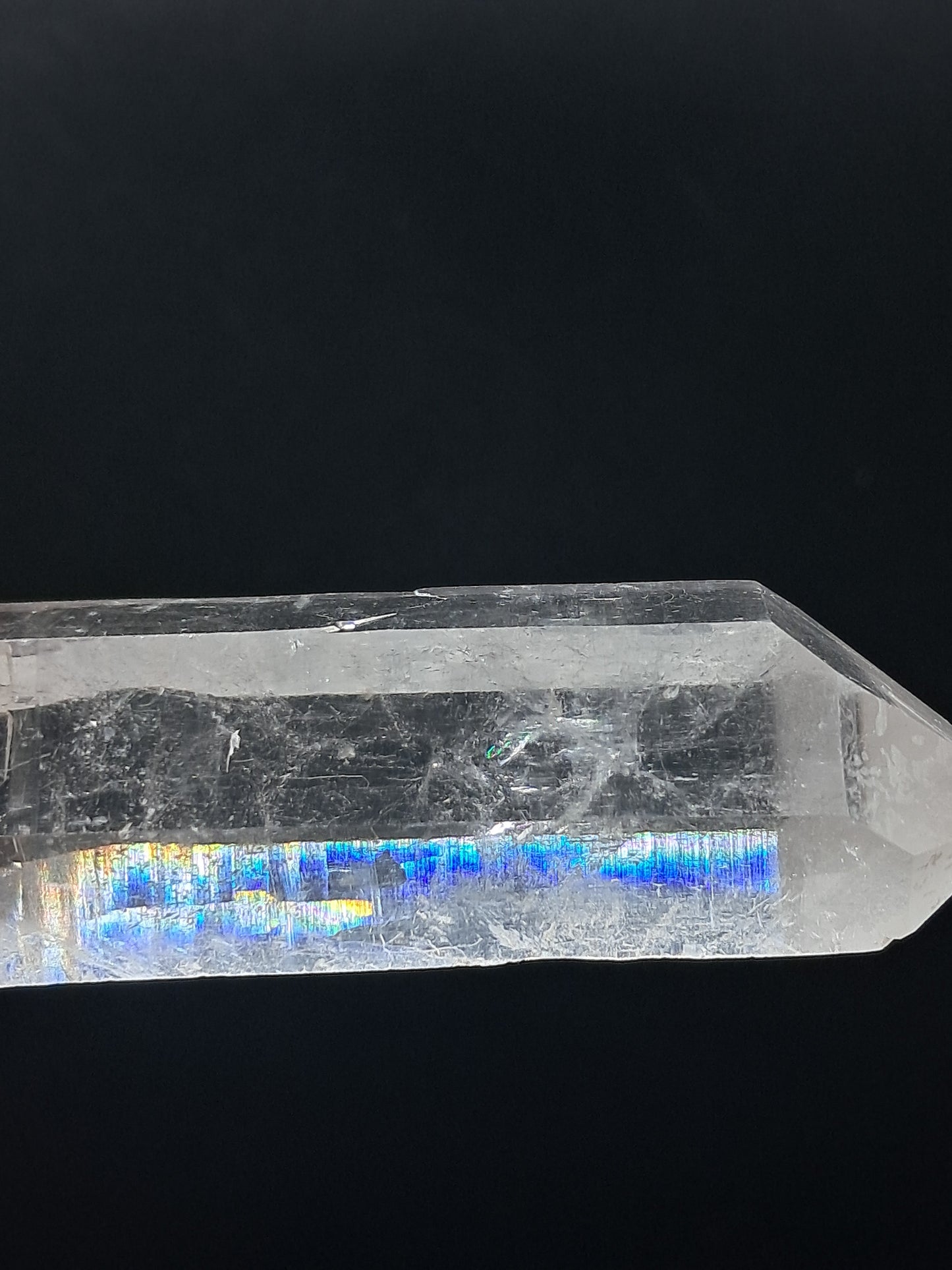 Himalayan Quartz Crystal Point w/ Golden Rutile | Biterminated | Self-healed | Natural Stone | Mineral Specimen #CH56