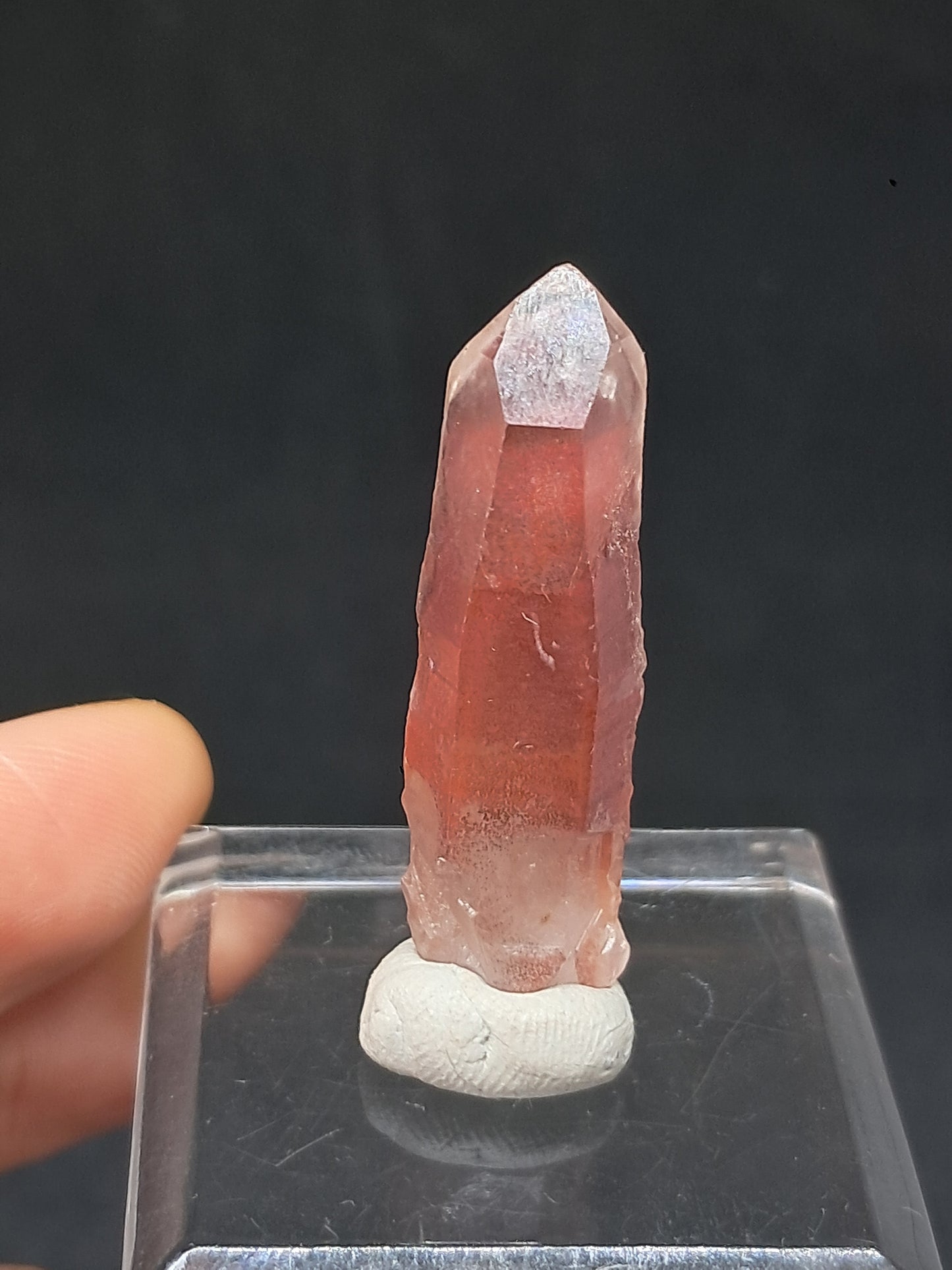 Hematite Phantom Quartz (Telangana) | Natural Crystal | Mineral Specimen #HPQ55