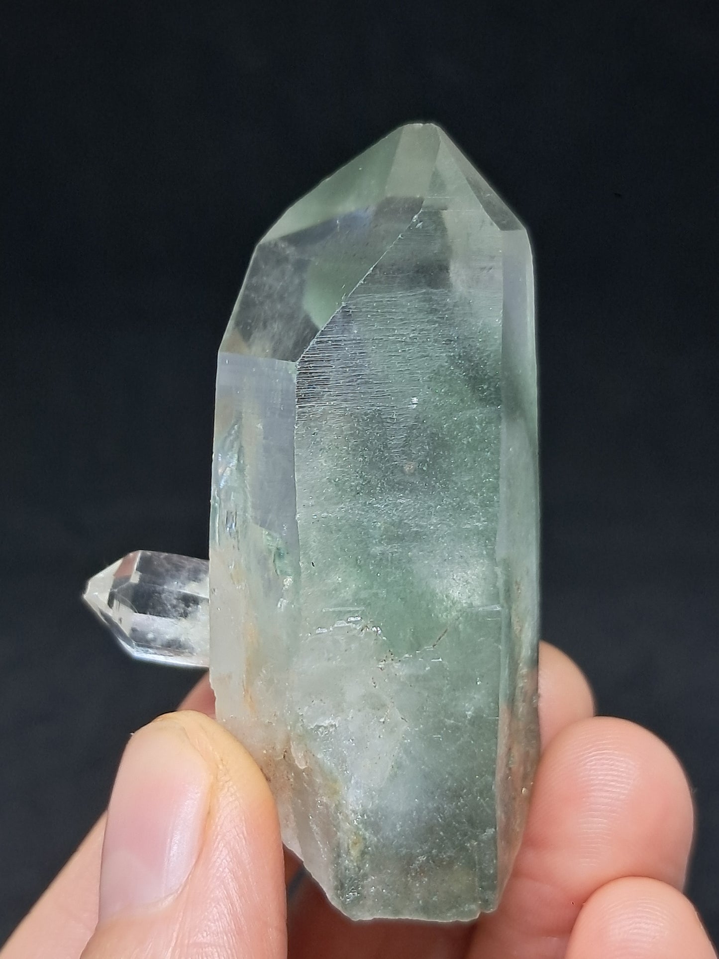 Chlorite Phantom *Bridge* Quartz (Kullu) Natural Crystal | Garden Chamanic #CQ78