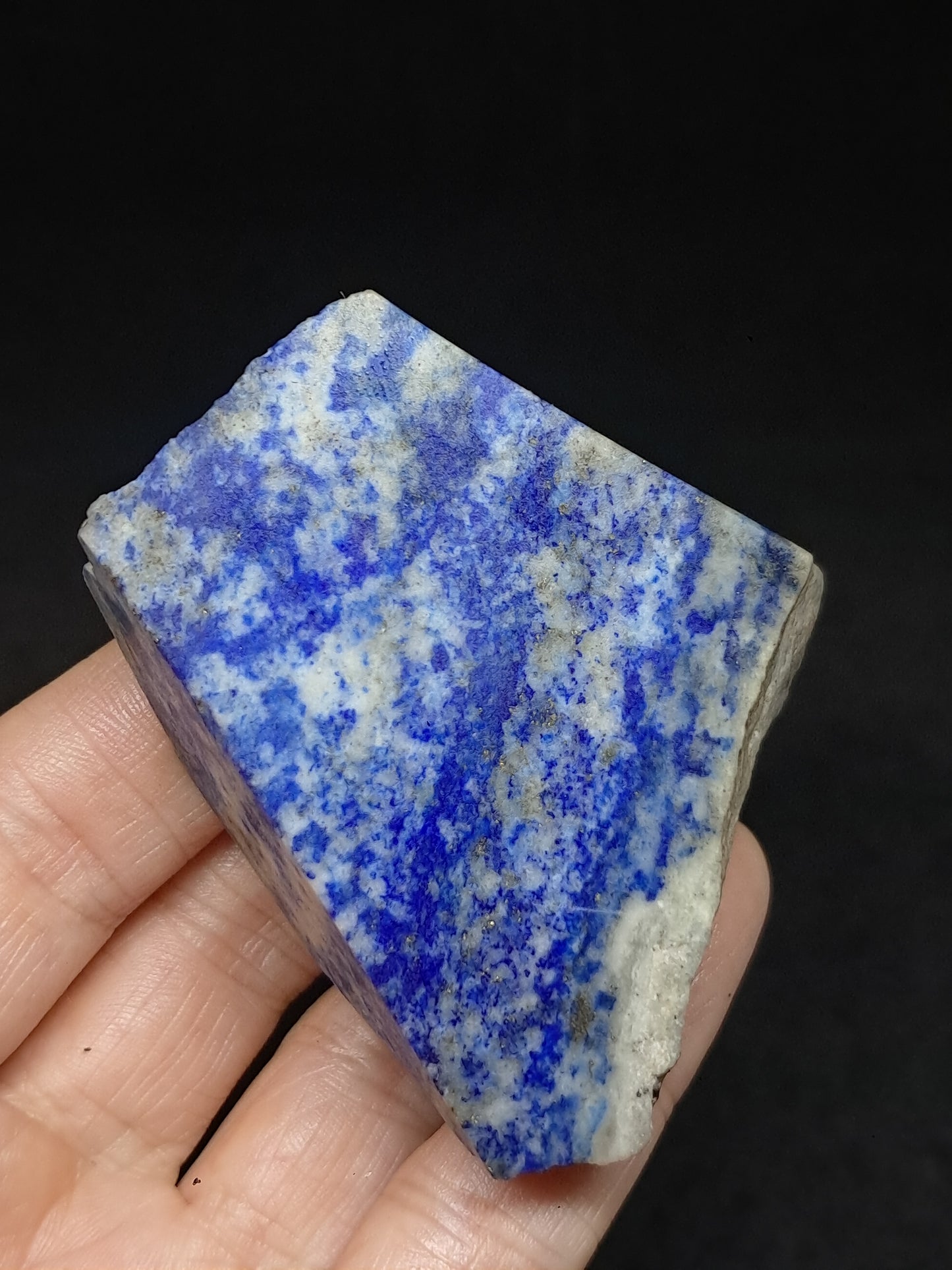 Slice of Lapislazuli (Afghanistan) Rough Natural Stone #LZ2