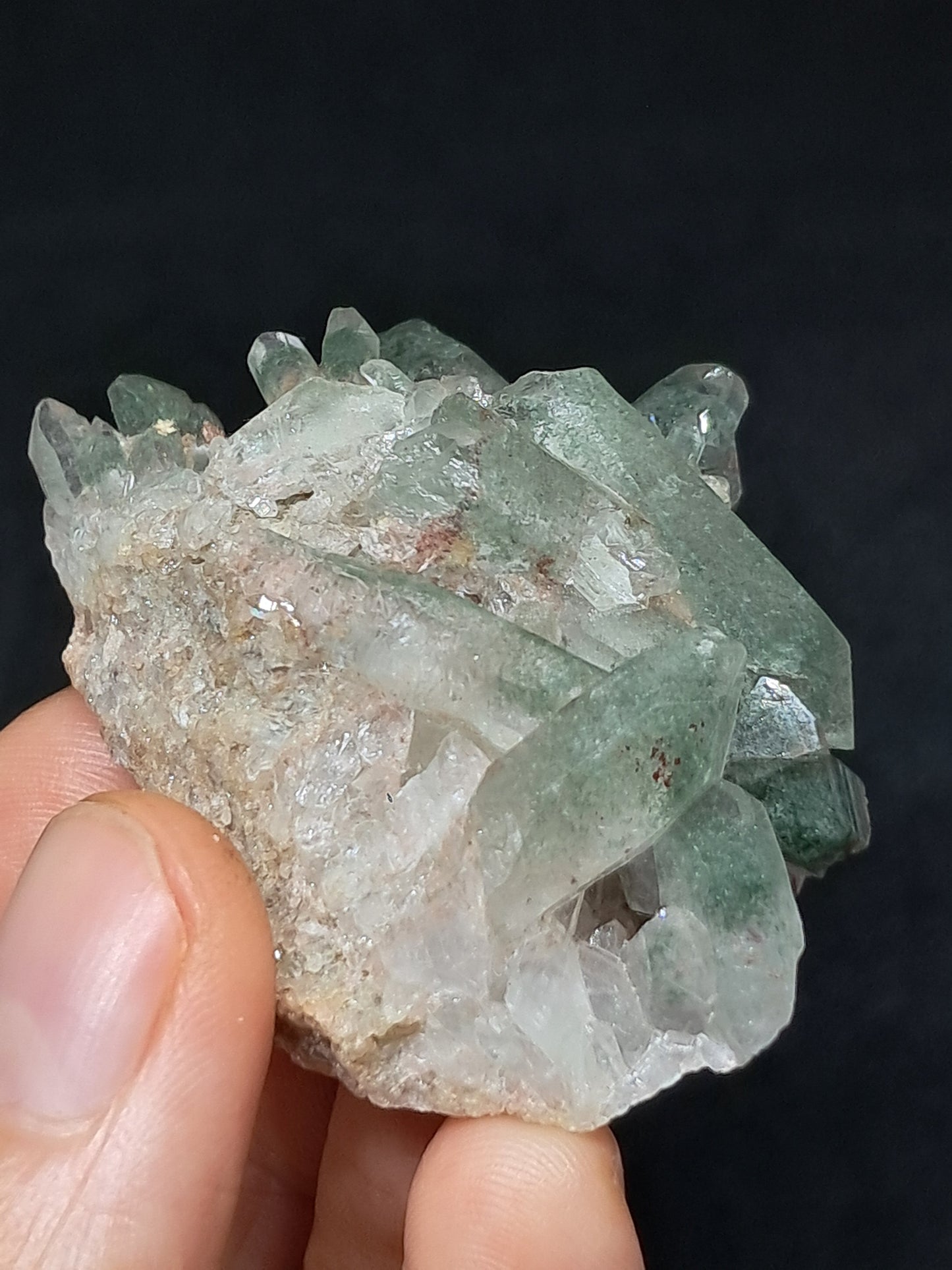 Chlorite Phantom Cluster (Kullu) Natural Crystal | Garden Chamanic Quartz #CQ79