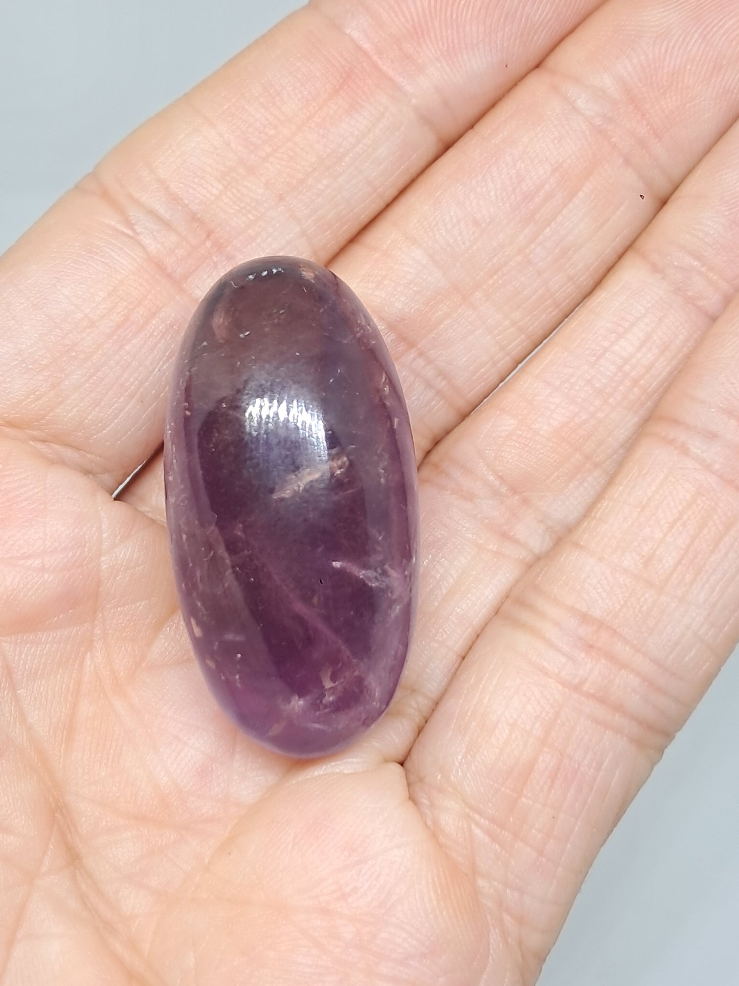 Ametrine Shivalingam (Madagascar) Polished Natural Stone #AMT1
