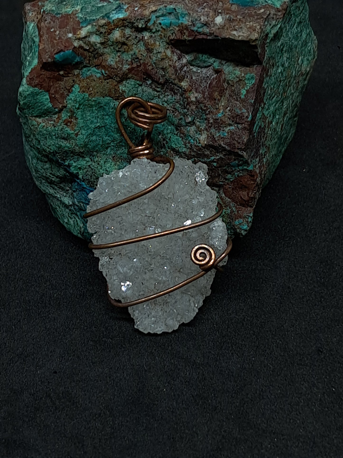 Clear Apophyllite Pendant | Handcrafted Jewelry | Unique Necklace #JL49