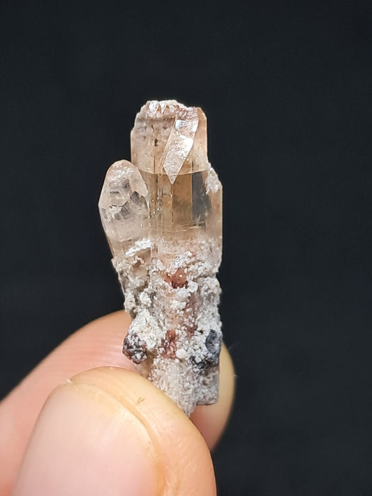 Cristal de topacio natural (México), piedra preciosa rara | Ejemplar mineral n.° TPZ5