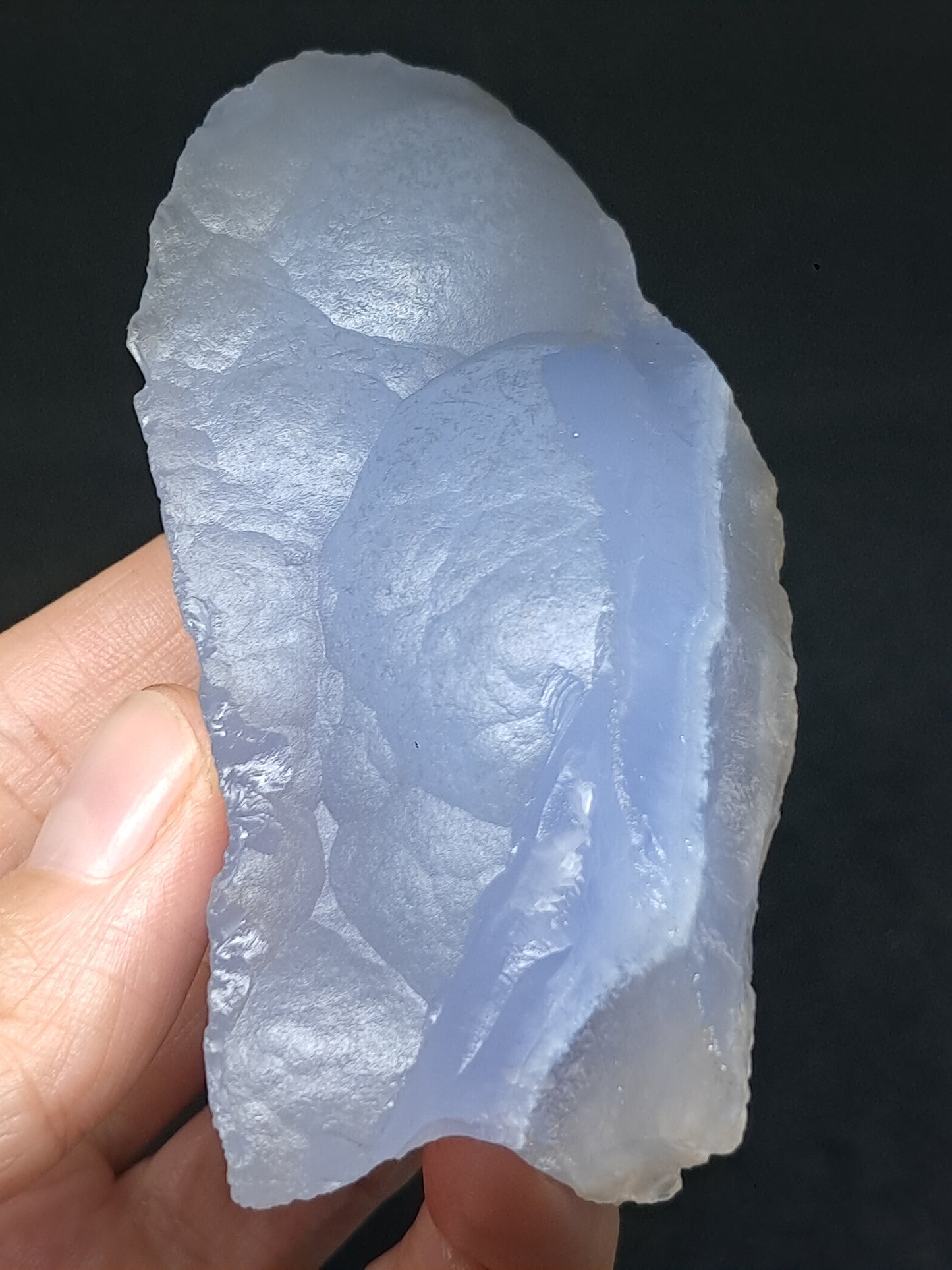Blue Chalcedony Botryoidal Rough Natural Stone #BC1