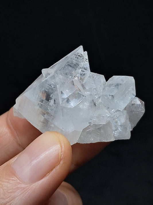 Clear Apophyllite Cluster (Ajanta) Natural Crystal | Mineral Specimen #AP51